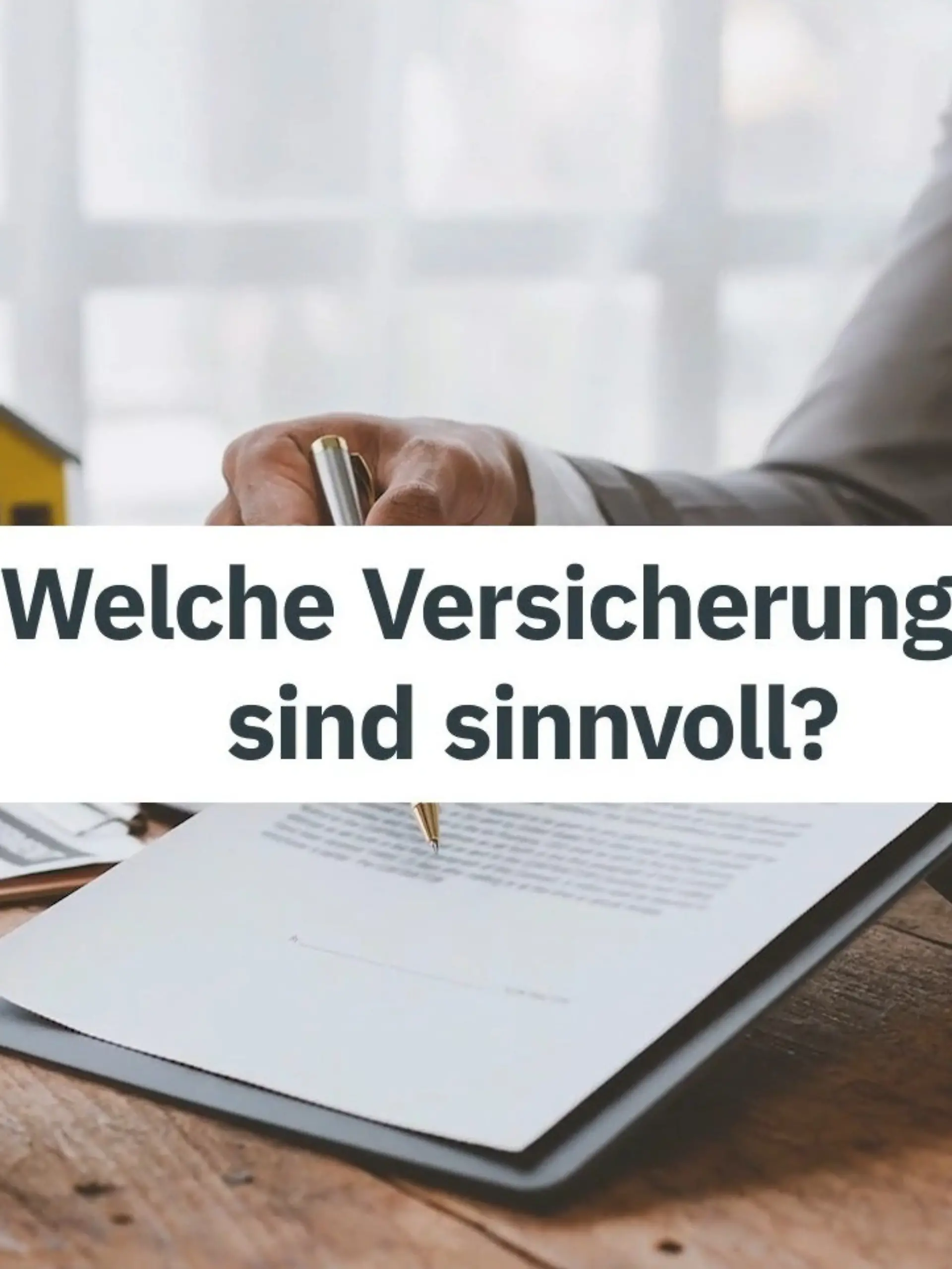 Bild zu: "Haftpflicht, Berufsunfähigkeit & Co. Diese Versicherungen zählen wirklich"