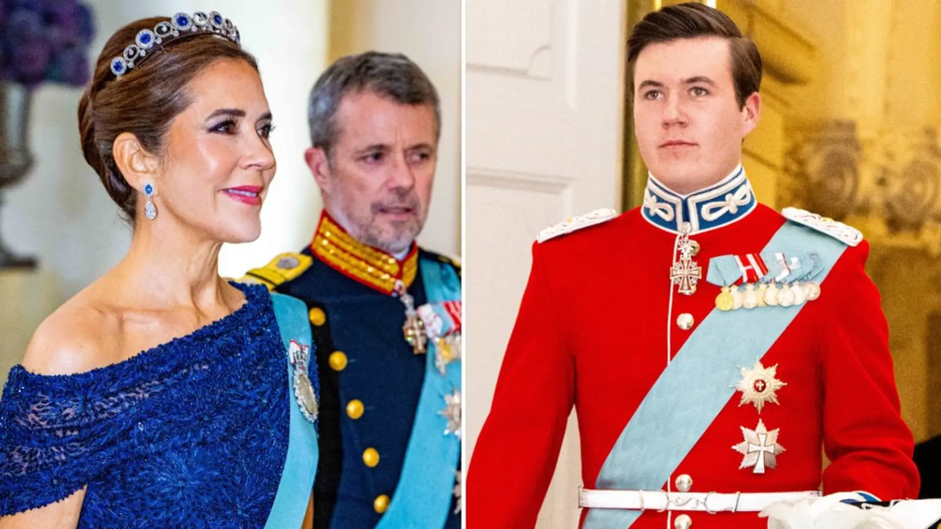 Königspaar Mary und Frederik konnte sich über Unterstützung durch den ältesten Sohn freuen - für Kronprinz Christian war es der erste Auftritt bei einem Staatsbesuch.