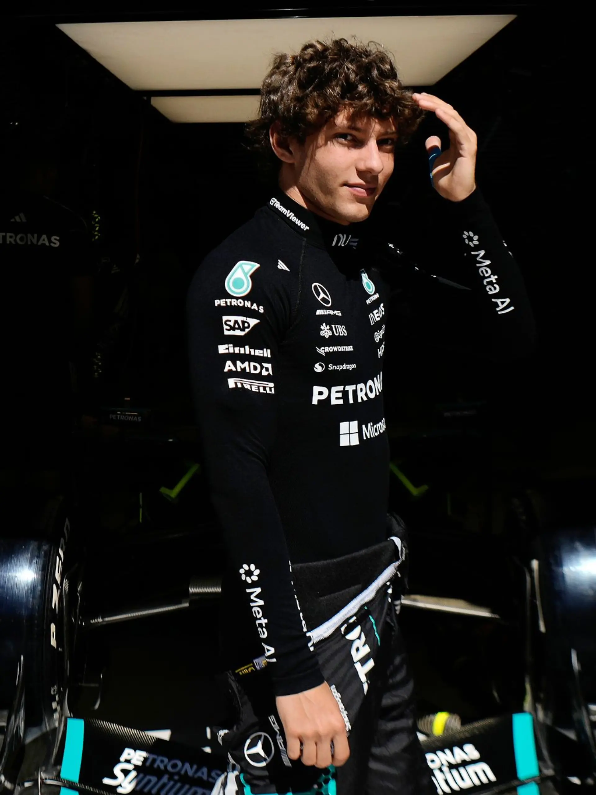 Bild zu: "Ab in die Autowaschanlage: Antonellis Formel-1-Ritual"