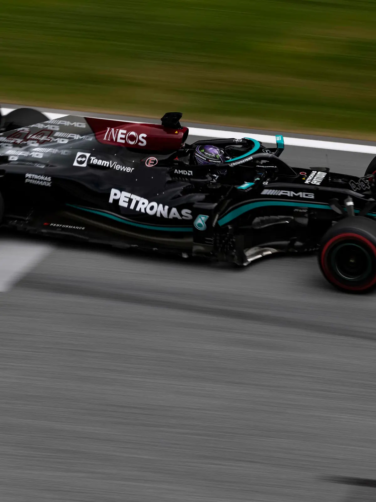  Formula 1 2021: Styrian GP RED BULL RING, AUSTRIA - JUNE 25: Sir Lewis Hamilton, Mercedes W12 during the Styrian GP at Red Bull Ring on Friday June 25, 2021 in Spielberg, Austria. Photo by Glenn Dunbar / LAT Images Images PUBLICATIONxINxGERxSUIxAUTxHUNxONLY GP2108_122909_J5A0890