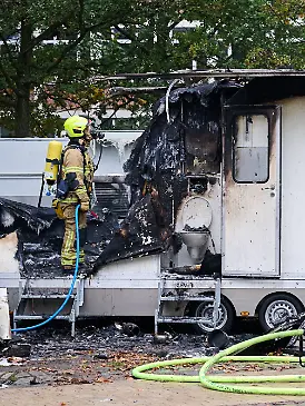 Bild zu: "Brand auf Bremer Freimarkt"