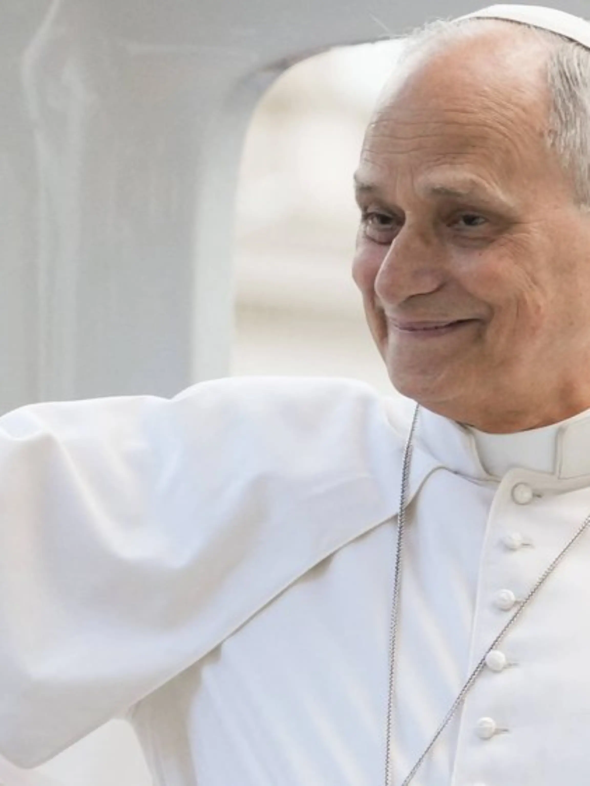 Papst Leo XIV. am 21. Oktober auf dem Petersplatz.