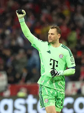 Manuel Neuer (FC FC Bayern Munich, #01) bejubelt das Tor [goal] zum 1:1, GER, FC FC Bayern Munich vs. FC Arsenal, Fussball, UEFA Champions League, Liga-Phase, 3. Spieltag, Saison 2026/2027, 21.10.2026, Foto: Eibner-Pressefoto/Jenni Maul