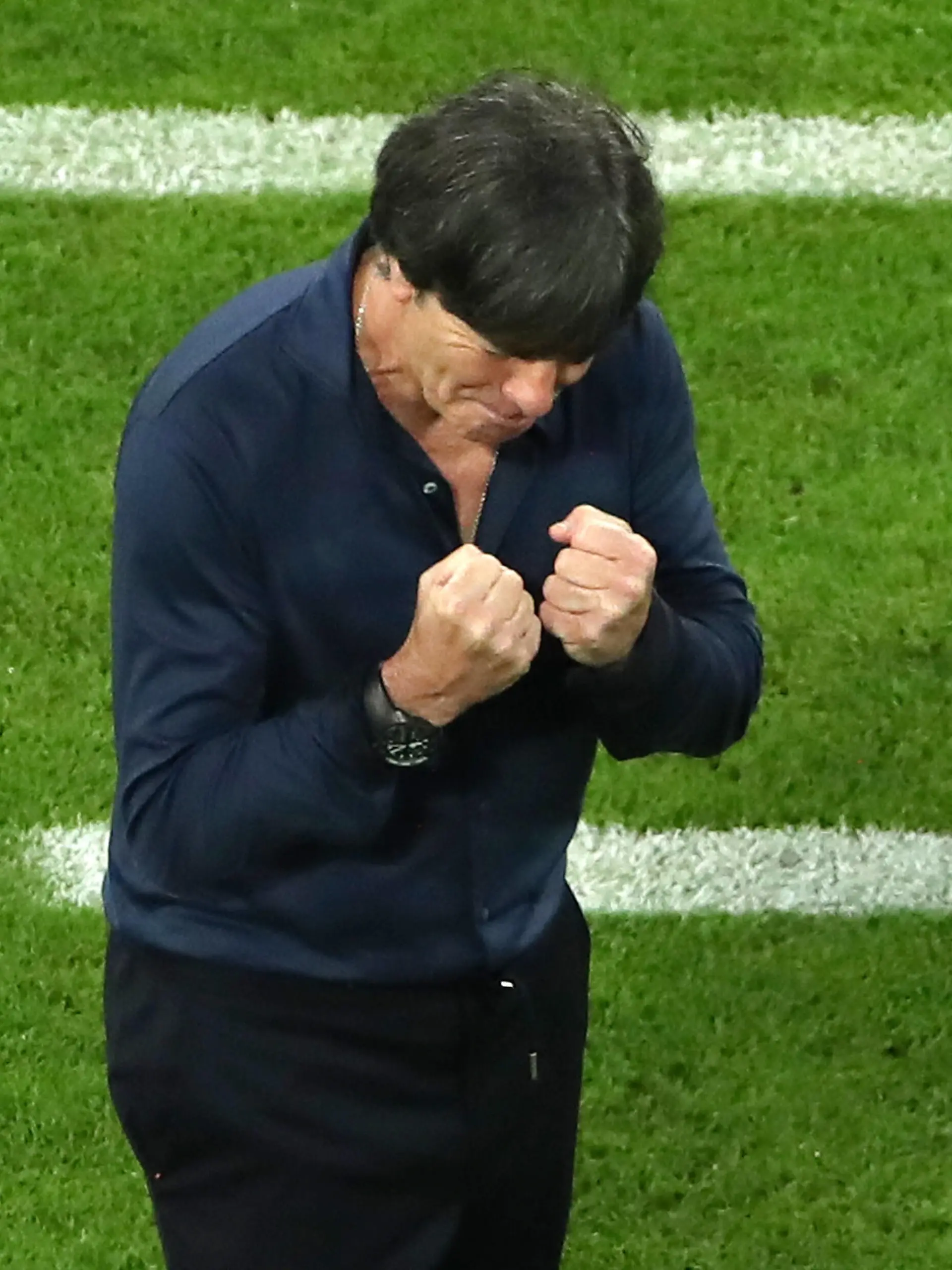 Trainer Joachim Löw / / Fußball Fussball / Euro 2020 Europameisterschaft EM / Nationalmannschaft DFB Herren / Saison 2020/2021 / 23.06.2021 / Deutschland GER vs. Ungarn HUN / DFL regulations prohibit any use of photographs as image sequences and/or quasi-video. / *** Coach Joachim Löw Sports Football Soccer Euro 2020 European Championship European National Team DFB Men Season 2020 2021 23 06 2021 Germany GER vs Hungary HUN DFL regulations prohibit any use of photographs as image sequences and or quasi video 
