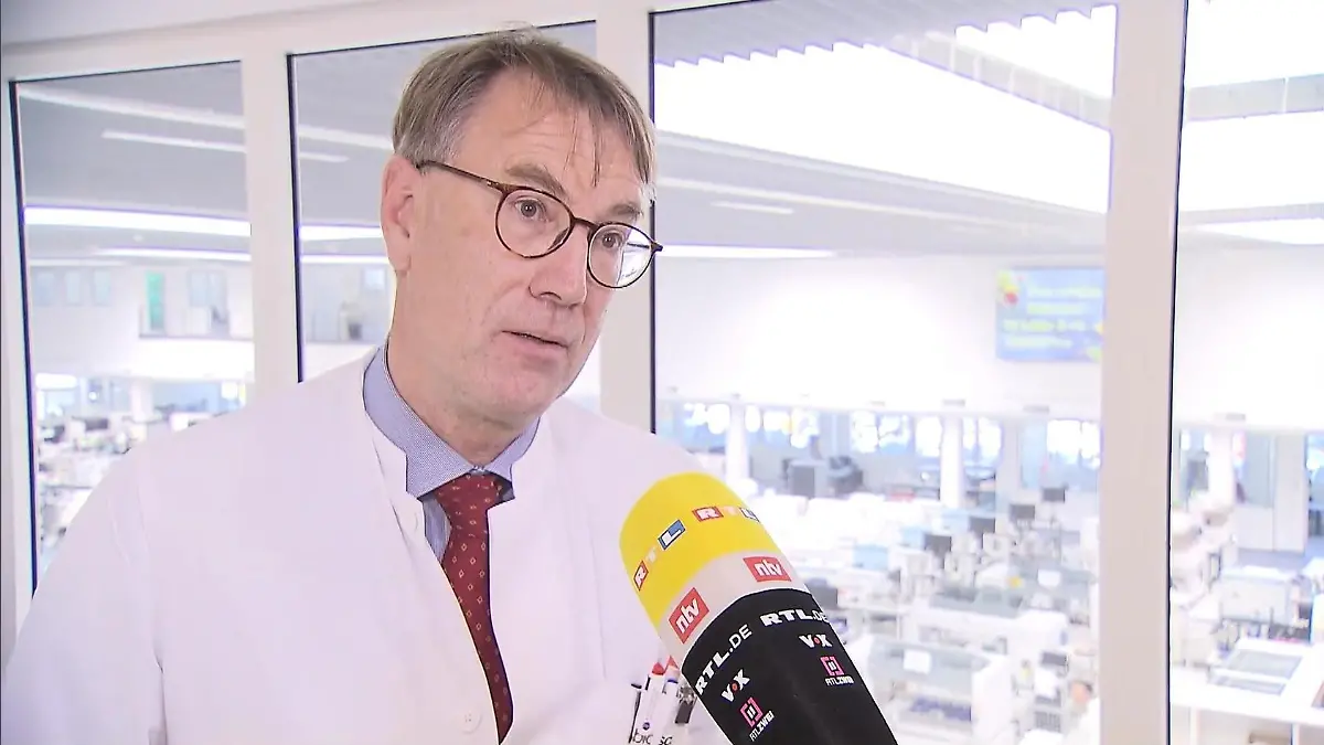 Dr. Zinn im RTL Interview.