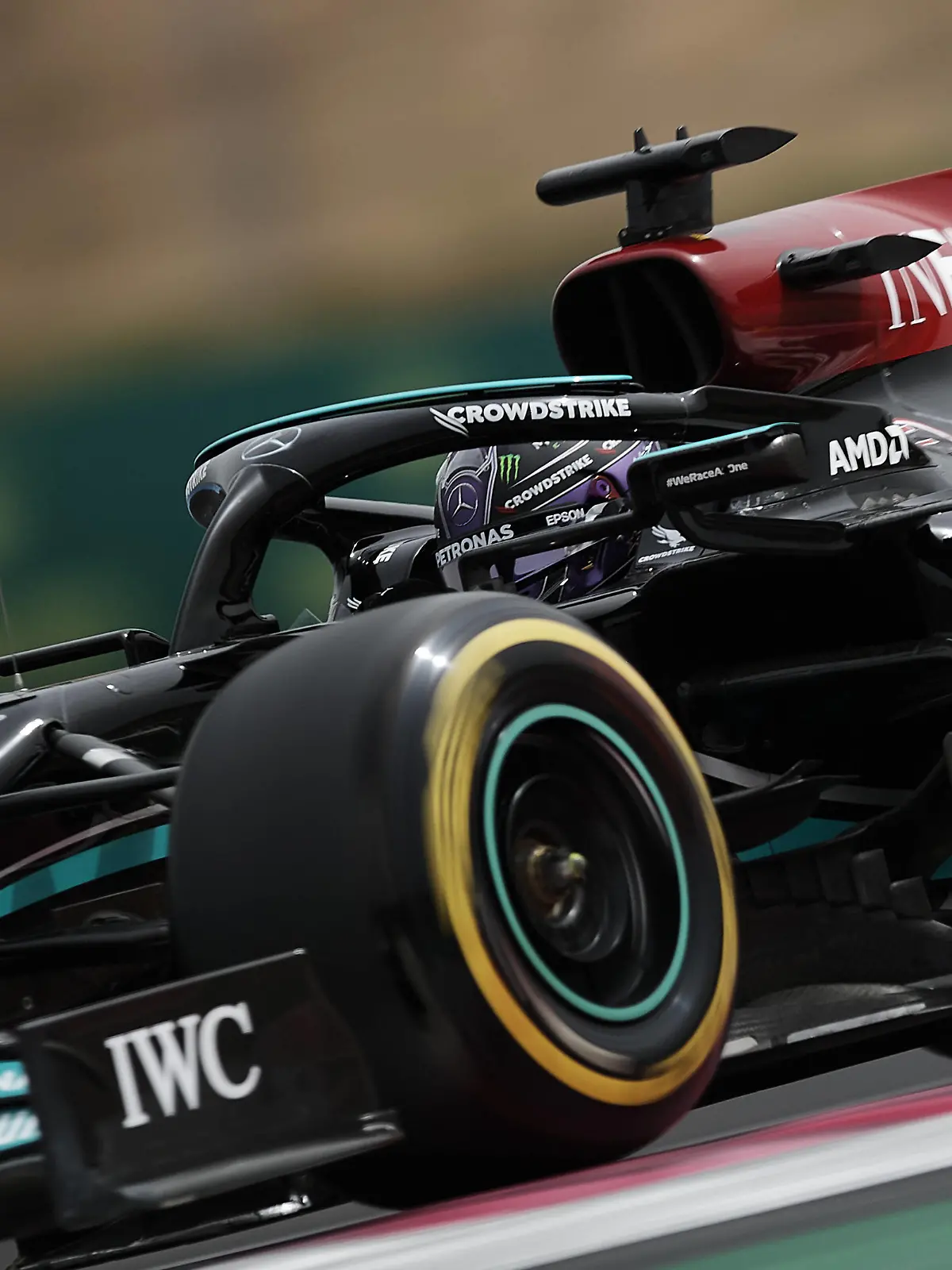 F1 Grand Prix of France - Qualifying Lewis Hamilton of Great Britain driving the 44 Mercedes AMG Petronas F1 Team Mercedes W12 during qualifying ahead of the F1 Grand Prix of France at Circuit Paul Ricard on June 19, 2021 in Le Castellet, France. Le Castellet France breton-f1grandp210619_np3y3 PUBLICATIONxNOTxINxFRA Copyright: xJosexBretonx 