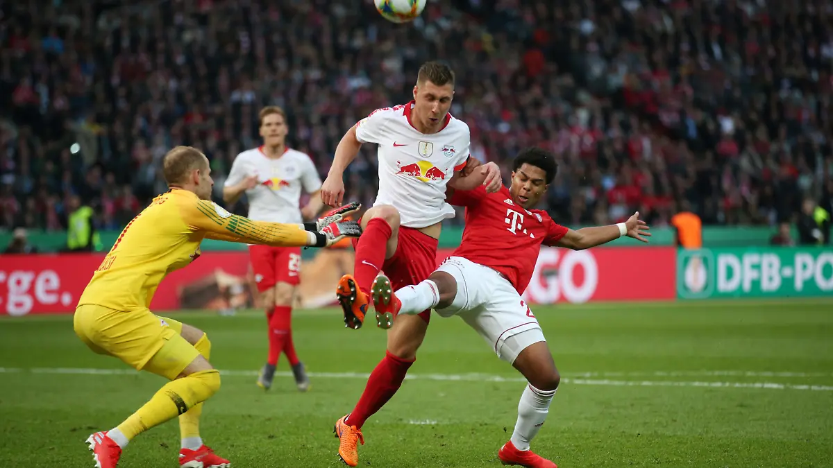 Peter Gulasci, Willi Orban und Serge Gnabry