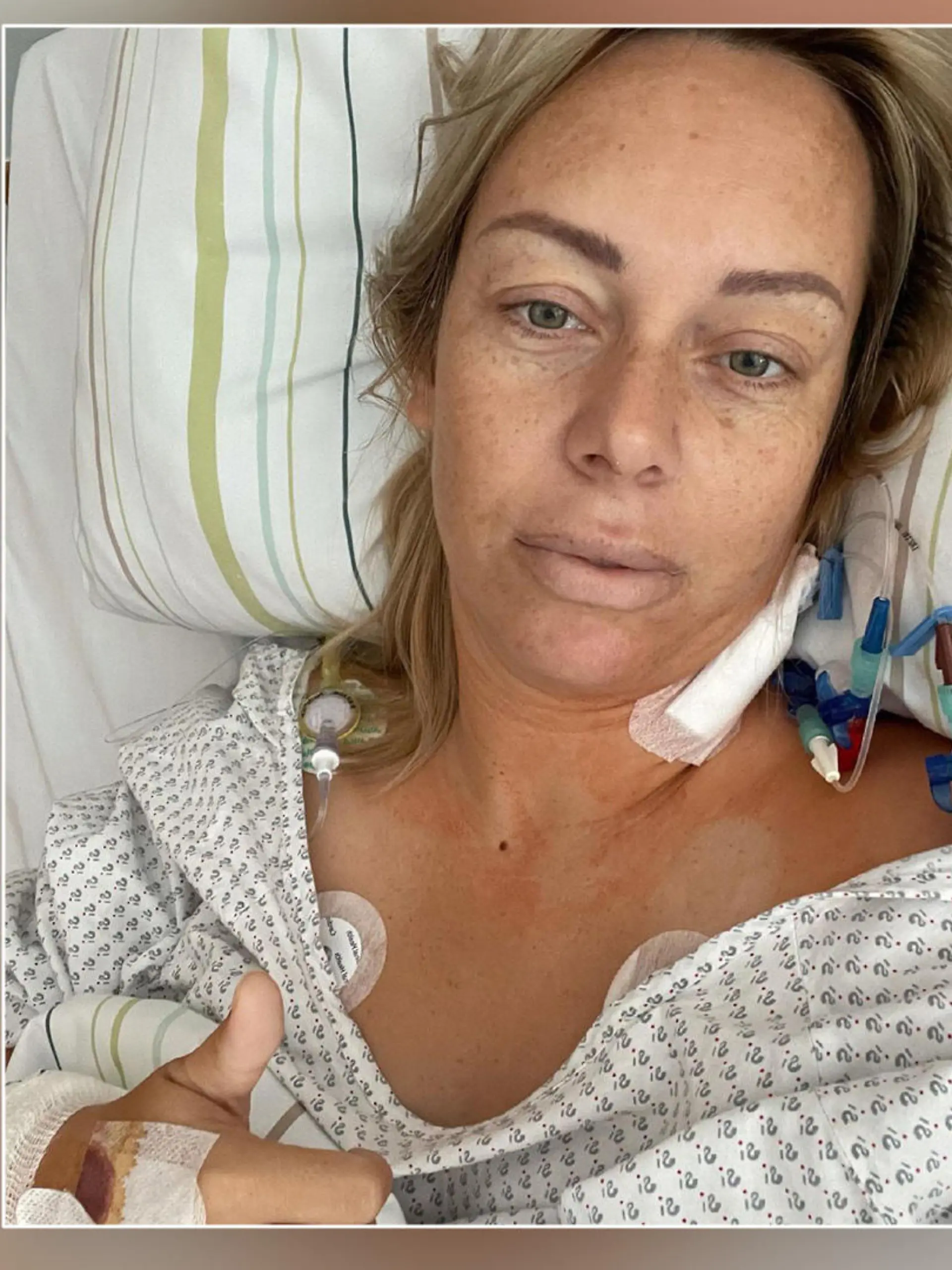 Julia Holz gibt ein Update aus dem Krankenhaus
