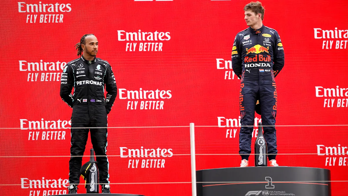  44 Lewis Hamilton GBR, Mercedes-AMG Petronas F1 Team, 33 Max Verstappen NED, Red Bull Racing, F1 Grand Prix of France at Circuit Paul Ricard on June 20, 2021 in Le Castellet, France. Photo by HOCH ZWEI Le Castellet France *** 44 Lewis Hamilton GBR, Mercedes AMG Petronas F1 Team , 33 Max Verstappen NED, Red Bull Racing , F1 Grand Prix of France at Circuit Paul Ricard on June 20, 2021 in Le Castellet, France Photo by HOCH ZWEI Le Castellet France 
