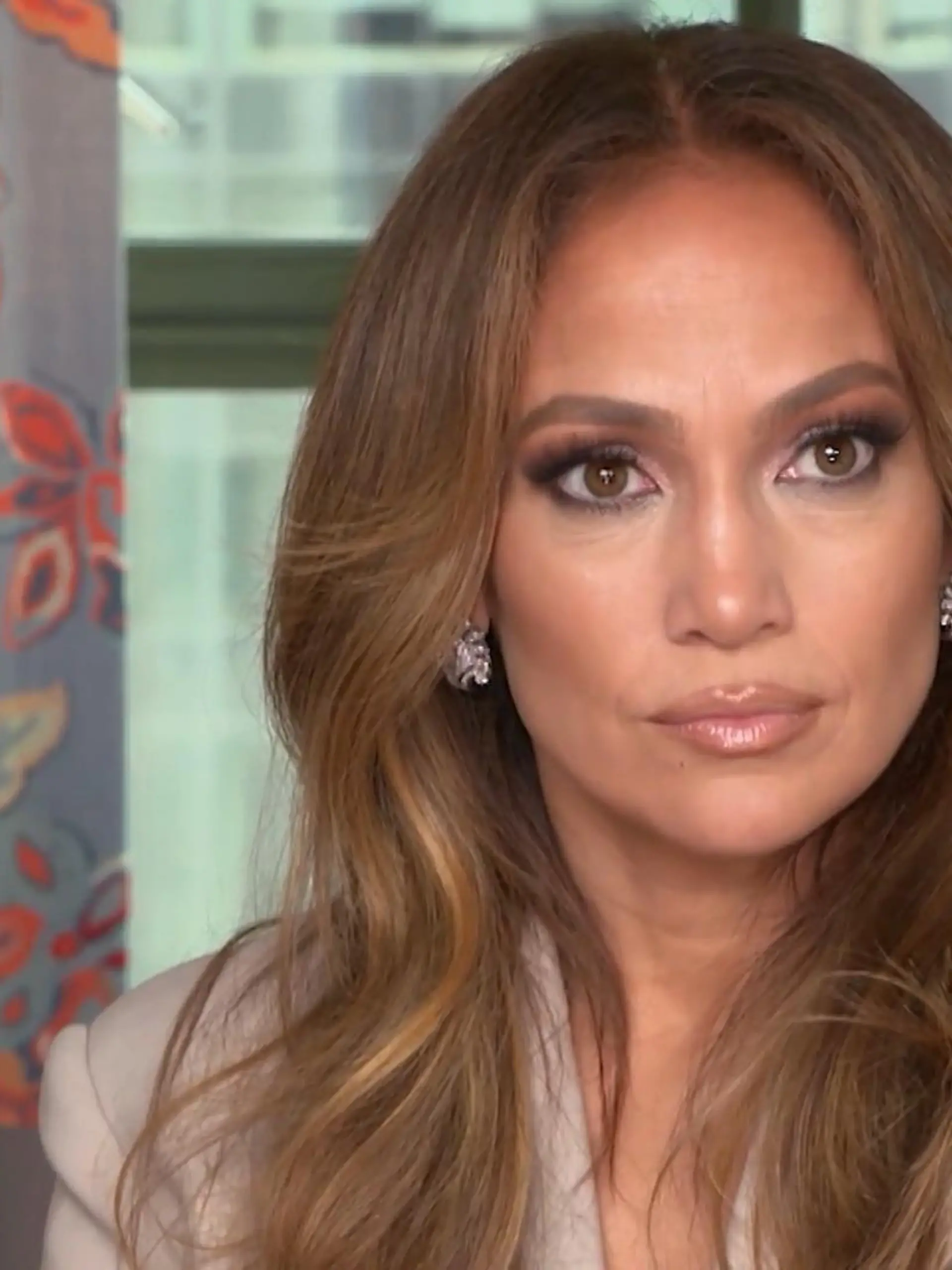 Jennifer Lopez im viertuellen Interview mit RTL-Moderatorin Frauke Ludowig.