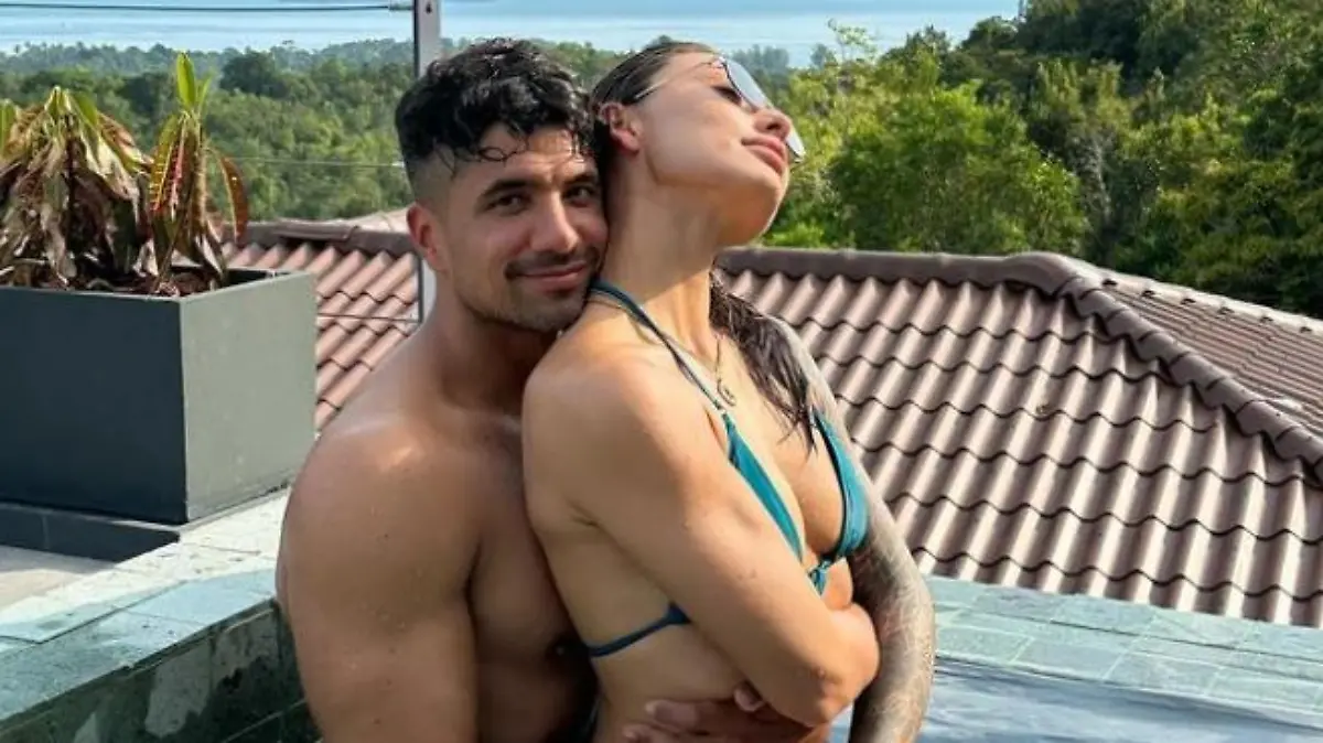 Julian Zietlow mit seiner neuen Freundin Kate.