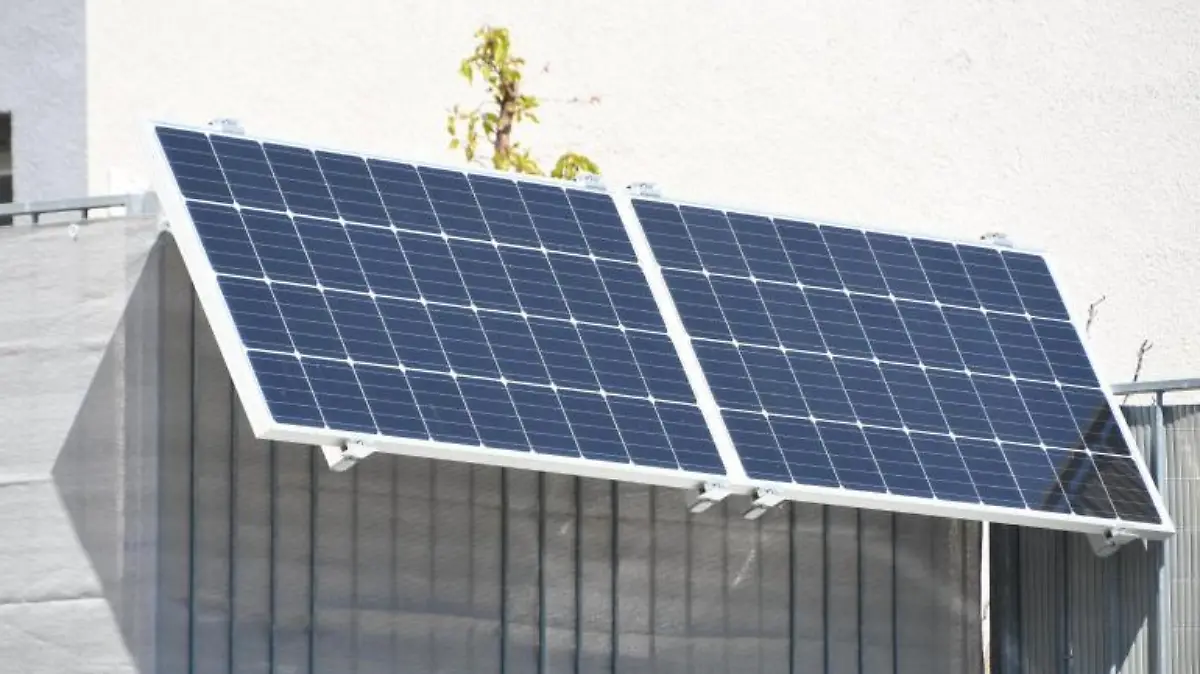 Solaranlage für den Balkon