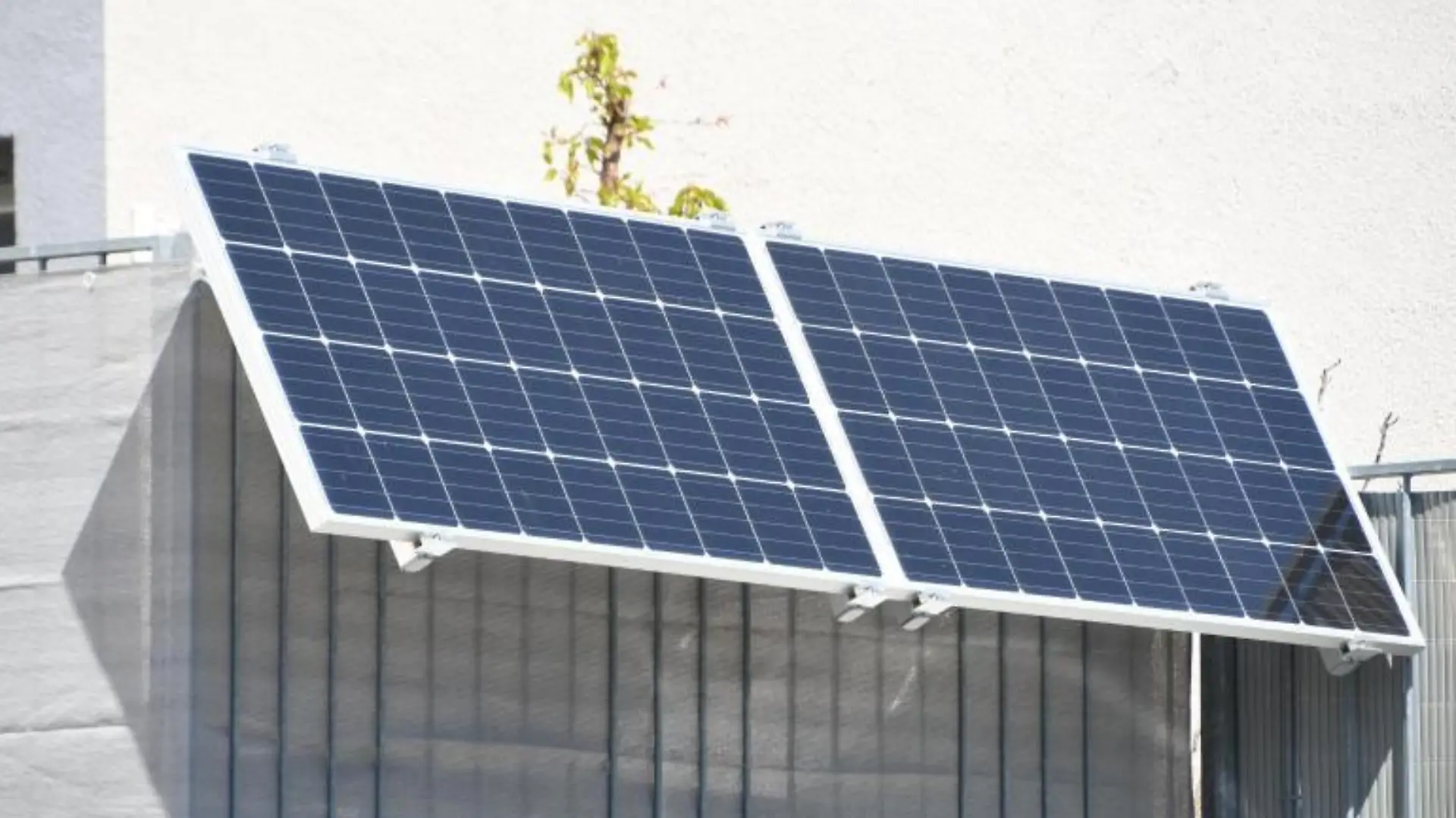 Solaranlage für den Balkon