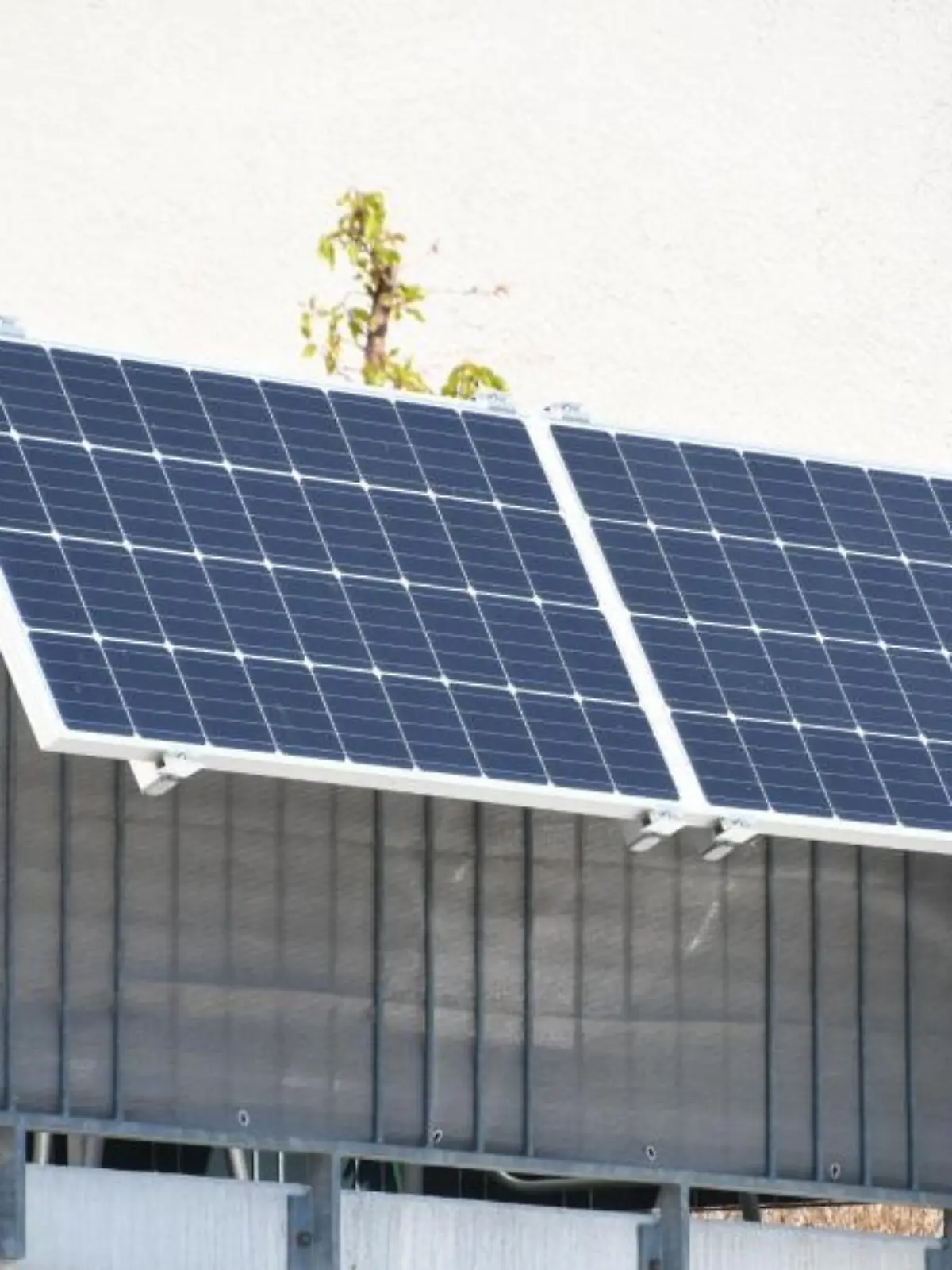 Solaranlage für den Balkon