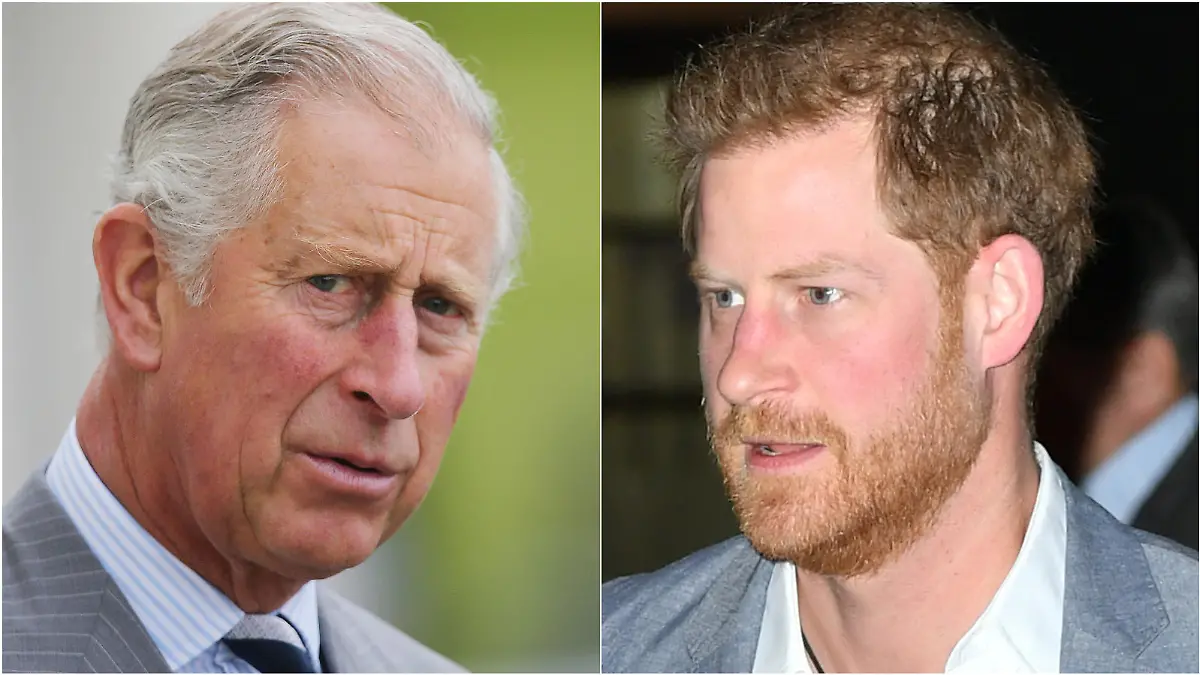Prinz Charles (l.) wird seinen Sohn Prinz Harry im Juli nicht treffen.