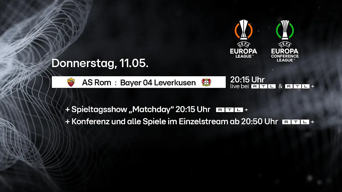 Die Halbfinal-Spiele der Europa League sehen Sie live bei RTL und im Stream auf RTL+