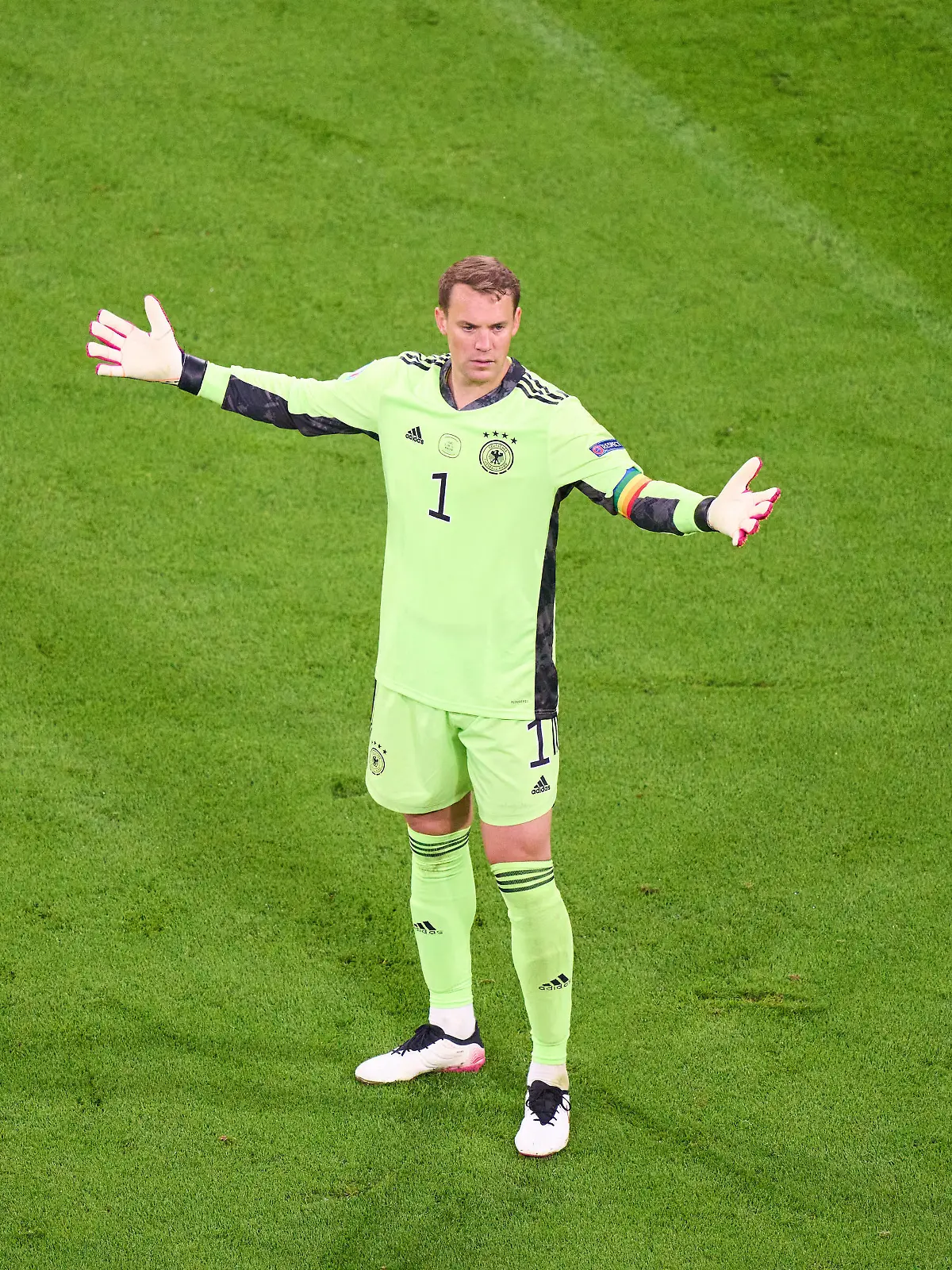 Manuel NEUER, DFB 1 goalkeeper, in the Group F match FRANCE - GERMANY 1-0 at the football UEFA European Championships 2020 in Season 2020/2021 on June 15, 2021 in Munich, Germany. 