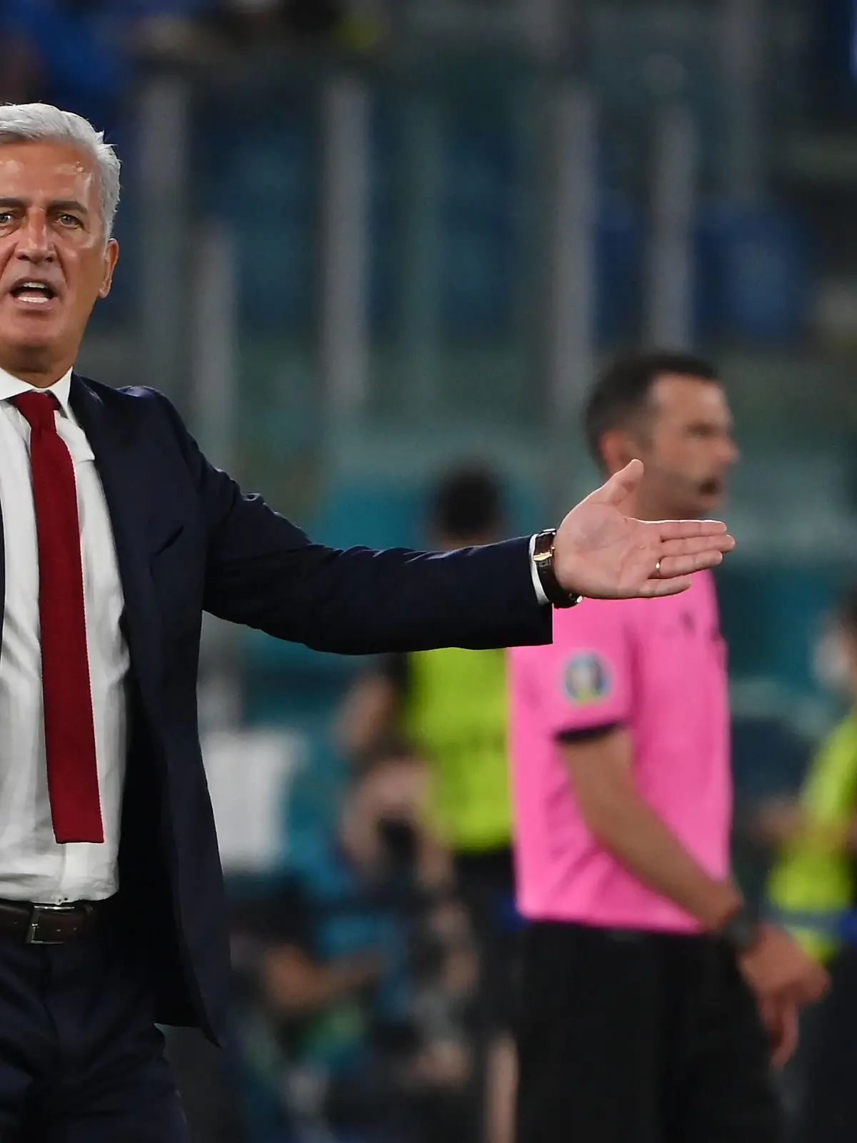 Photo Alfredo Falcone - LaPresse 16/06/2021 Roma Italy Soccer Italy - Switzerland European Football Championship - Olimpico Stadium of Roma In the pic: Vladimir Petkovic PUBLICATIONxNOTxINxITAxFRAxCHN Copyright: xALFREDOxFALCONE/LaPressex 