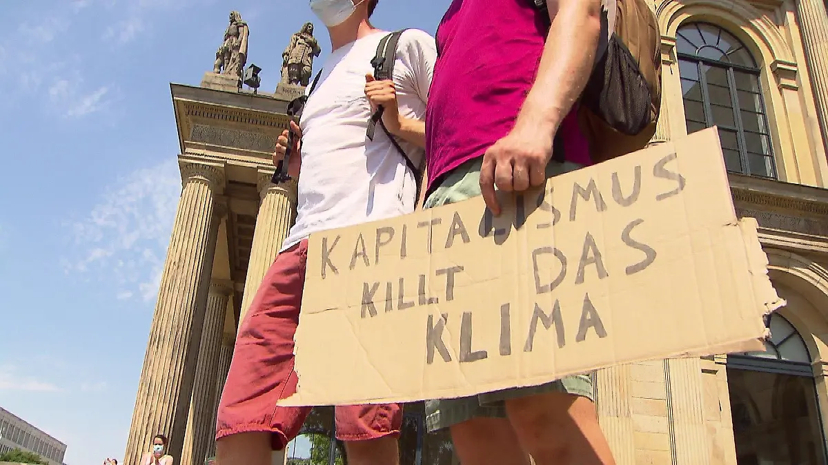 Fridays For Future-Demonstration in Hannover.