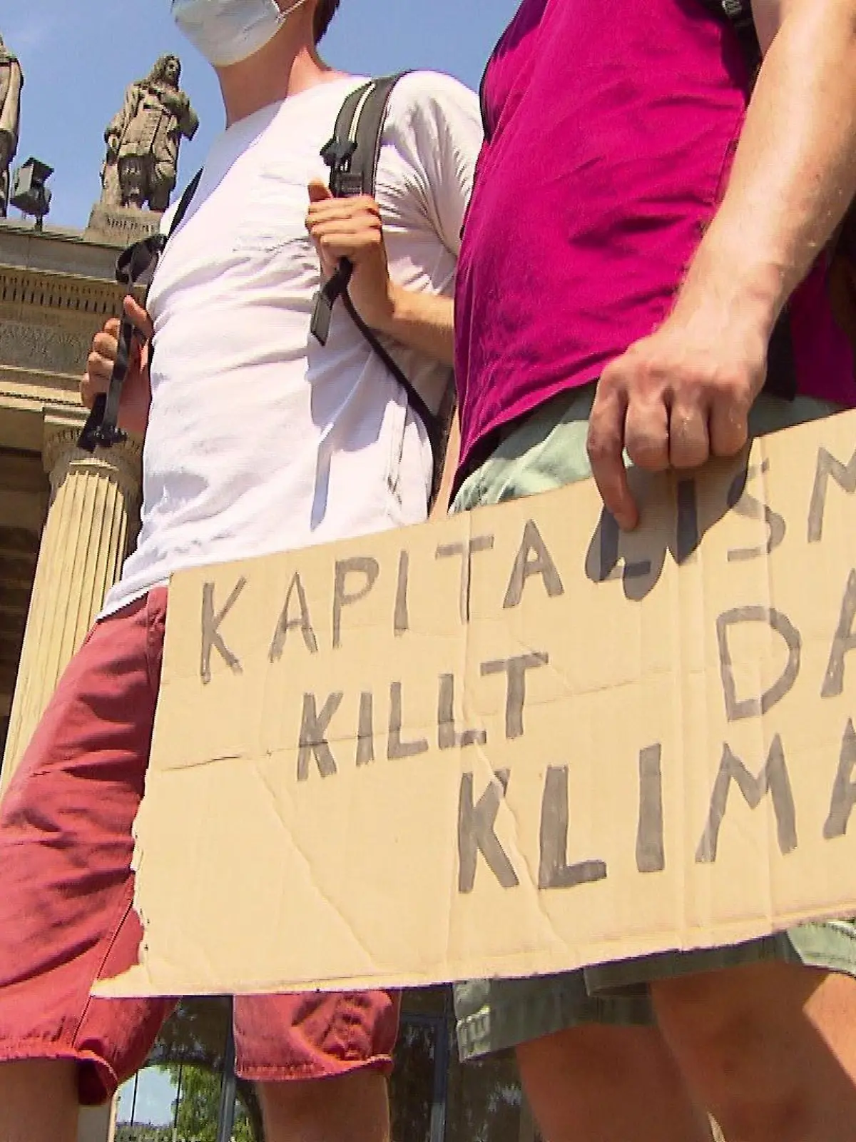 Fridays For Future-Demonstration in Hannover.