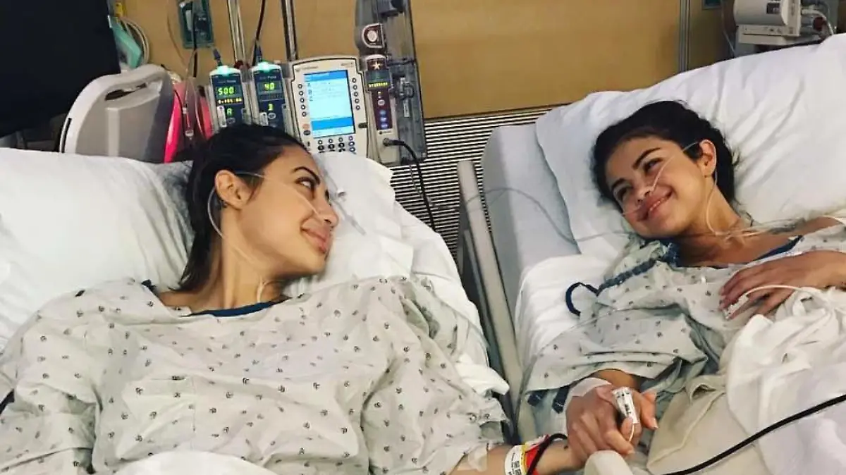 Selena Gomez's BFF Francia Raisa shows off her stomach scars during a gym workout following her kidney donation procedure. The 25-year-old chart-topper recently revealed she received the vital organ from her long time pal this summer. Raisa, a 29-year-old actress, shared this Instagram video with her followers showing her lifting weights to exercise her biceps. "Happy to be back," she wrote in the caption. She and Selena also shared a photo of them on separate hospital beds holding hands ahead of the surgery.
<P>
Pictured: francia raisa, selena gomez
<B>Ref: SPL1585085 220917 </B><BR/>
Picture by: Instagram/Splash News<BR/>
</P><P>
<B>Splash News and Pictures</B><BR/>
Los Angeles: 310-821-2666<BR/>
New York: 212-619-2666<BR/>
London: 870-934-2666<BR/>
photodesk@splashnews.com<BR/>
</P>
<P><br>
Splash News and Picture Agency does not claim any Copyright or License in the attached material. Any downloading fees charged by Splash are for Splash's services only, and do not, nor are they intended to, convey to the user any Copyright or License in the material. By publishing this material , the user expressly agrees to indemnify and to hold Splash harmless from any claims, demands, or causes of action arising out of or connected in any way with user's publication of the material.
</P>