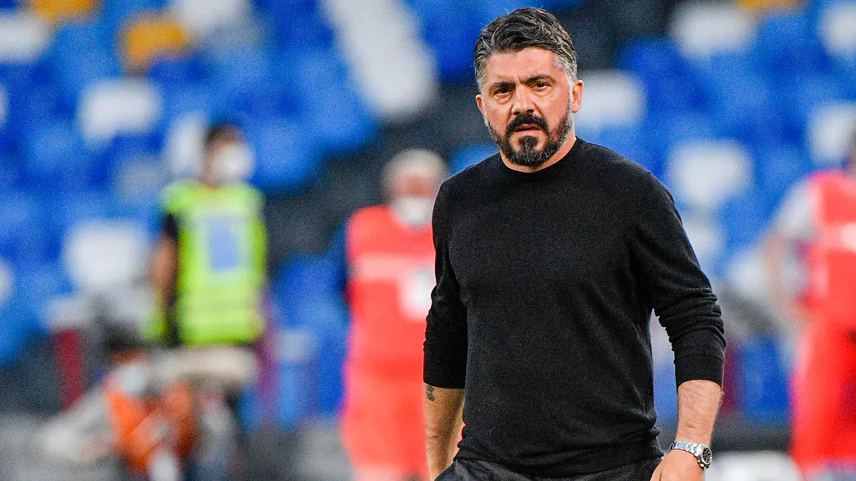 ARCHIV - 23.05.2021, Italien, Neapel: Fußball: Serie A, Italien, SSC Neapel - Hellas Verona. Neapels Trainer Gennaro Gattuso. Der italienische Fußball-Erstligist AC Florenz hat sich nach nur wenigen Wochen von Trainer Gennaro Gattuso getrennt. Foto: Fabrizio Corradetti/LaPresse via ZUMA Press/dpa +++ dpa-Bildfunk +++
