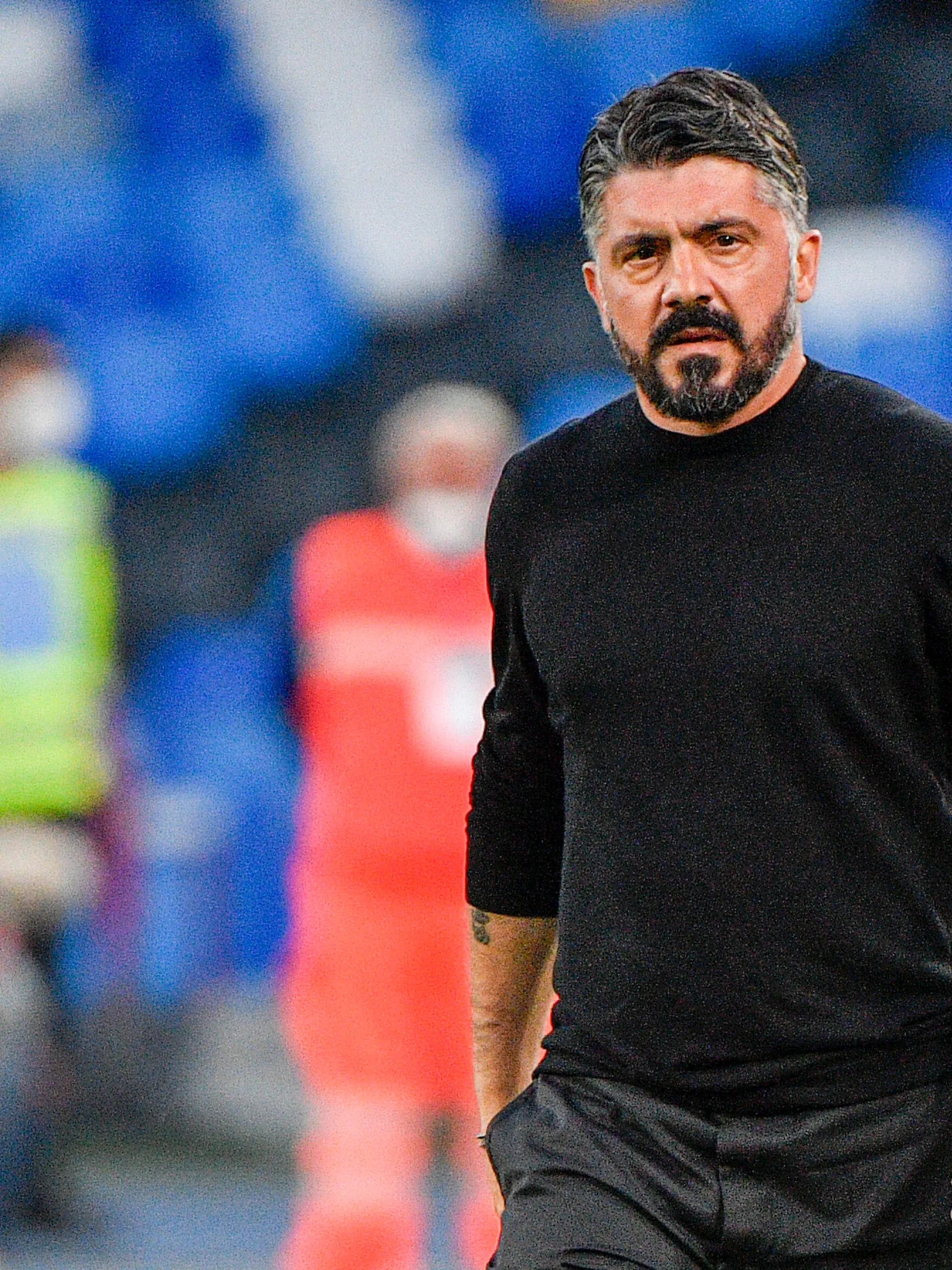 ARCHIV - 23.05.2021, Italien, Neapel: Fußball: Serie A, Italien, SSC Neapel - Hellas Verona. Neapels Trainer Gennaro Gattuso. Der italienische Fußball-Erstligist AC Florenz hat sich nach nur wenigen Wochen von Trainer Gennaro Gattuso getrennt. Foto: Fabrizio Corradetti/LaPresse via ZUMA Press/dpa +++ dpa-Bildfunk +++