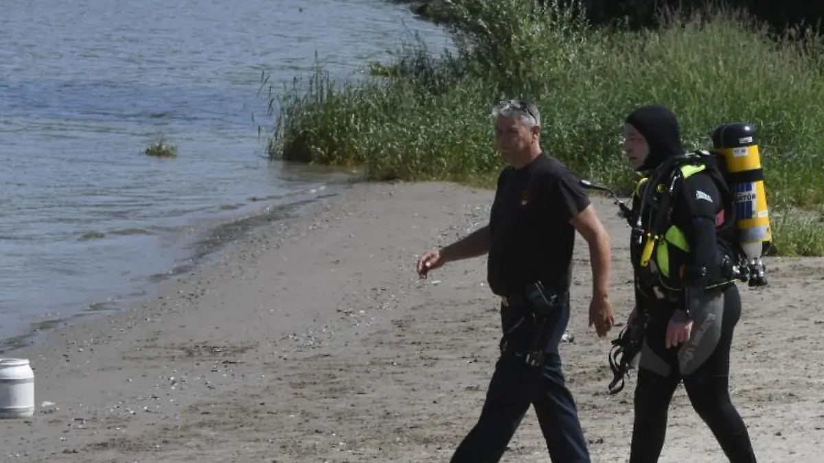 Badeunfall am Rhein