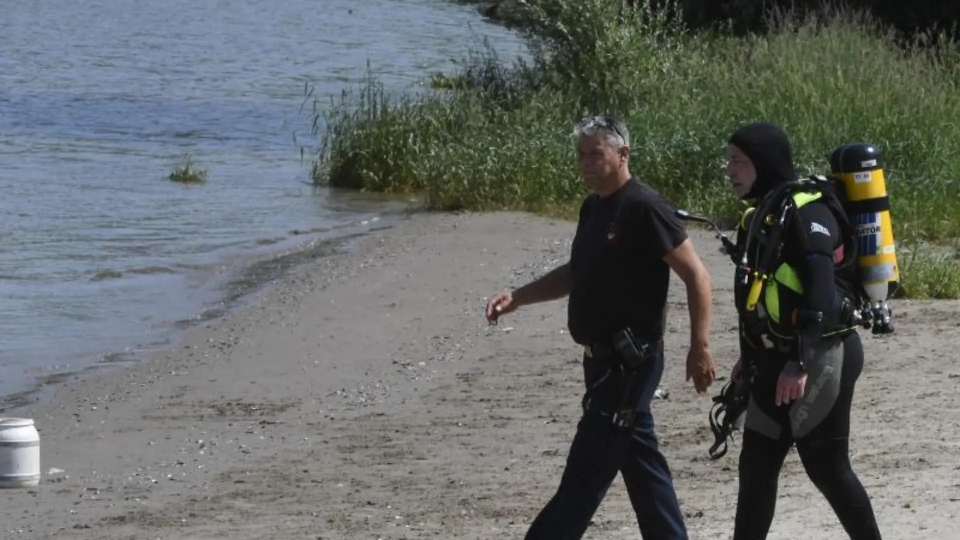 Badeunfall am Rhein