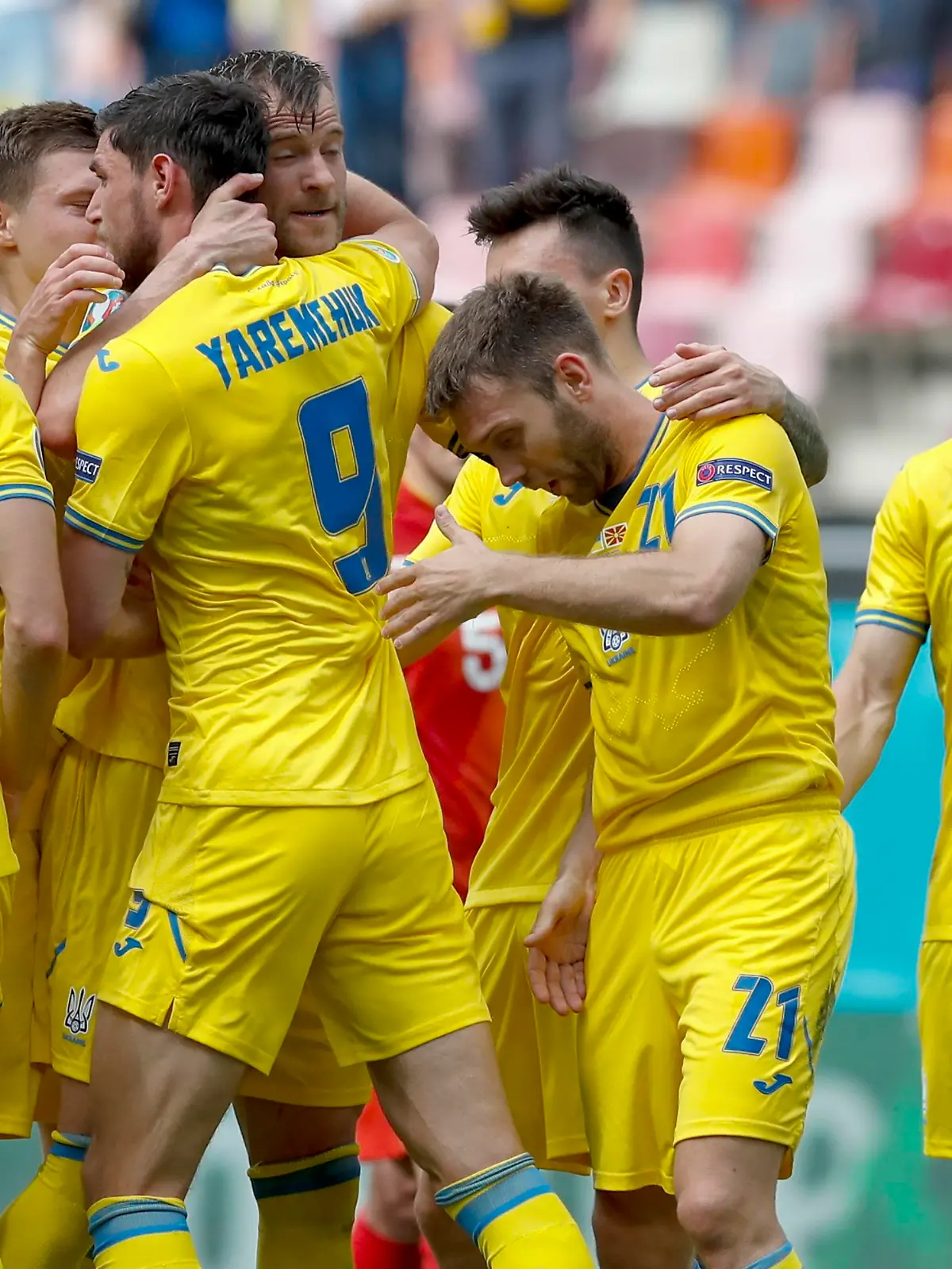 Erster Sieg für die Ukrainer bei der EM.