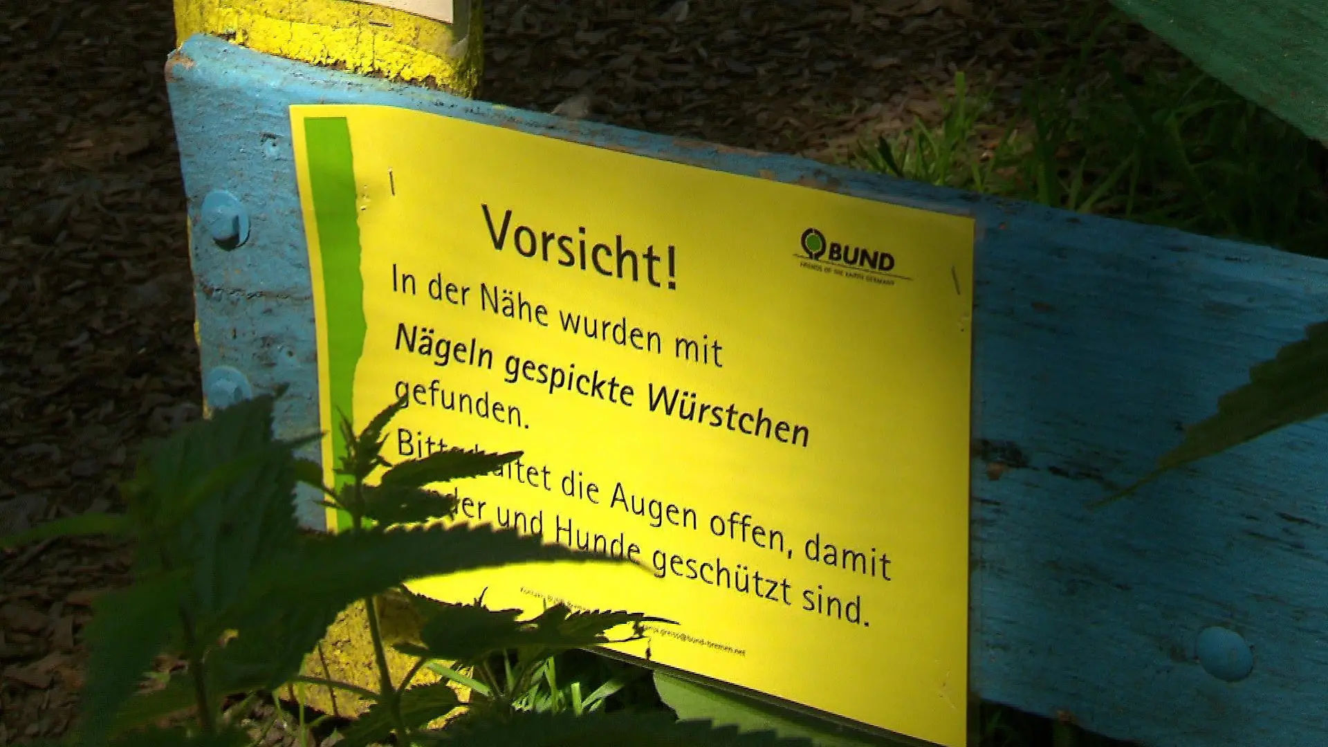 Warnschild Bremen