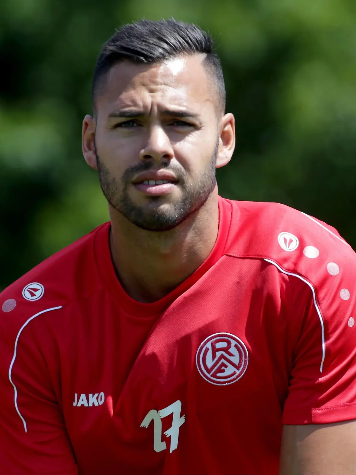 Daniel Engelbrecht  beim Trainingsauftakt Rot-Weiss Essen am 26.06.2017 im Stadion Lohwiese in Essen-Karnap