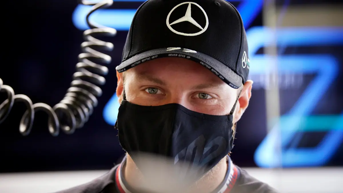 Formula 1 2021: Azerbaijan GP BAKU CITY CIRCUIT, AZERBAIJAN - JUNE 06: Valtteri Bottas, Mercedes during the Azerbaijan GP at Baku City Circuit on Sunday June 06, 2021 in Baku, Azerbaijan. Photo by Steve Etherington / LAT Images Images PUBLICATIONxINxGERxSUIxAUTxHUNxONLY GP2106_091734SNE43479 