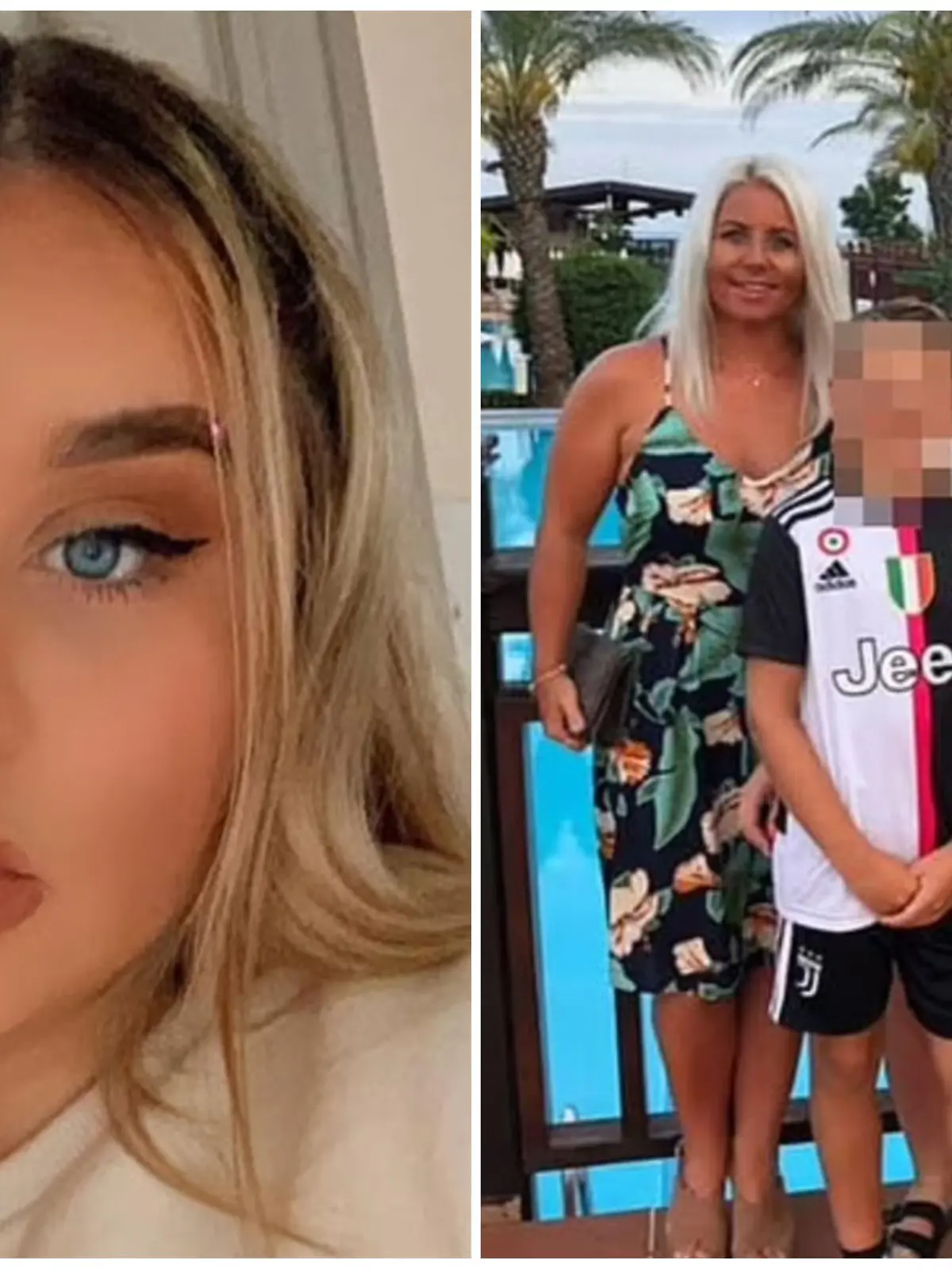 Adrian Smith fand seine Tochter Ella (links) bei einem Feuerwehreinsatz tot auf. Auf dem rechten Foto ist Ella mit ihrer Familie im Urlaub.