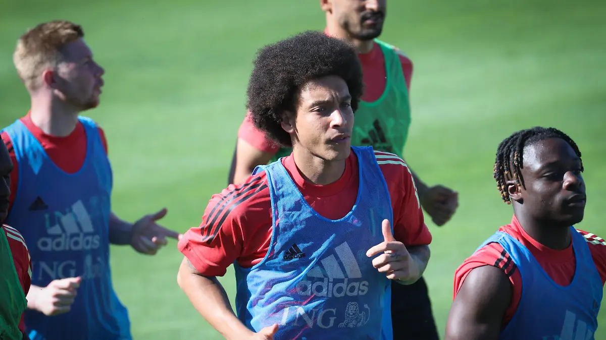 Belgium s Axel Witsel pictured in action during a training session of the Belgian national soccer team Red Devils, in Tubize, Monday 14 June 2021. The team is preparing for the secondbgame of the group phase of the Euro 2020 European Championship, EM, Europameisterschaft VIRGINIExLEFOUR PUBLICATIONxINxGERxSUIxAUTxONLY x2872918x 