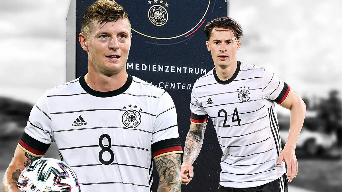 Toni Kroos (li.) und Robin Koch