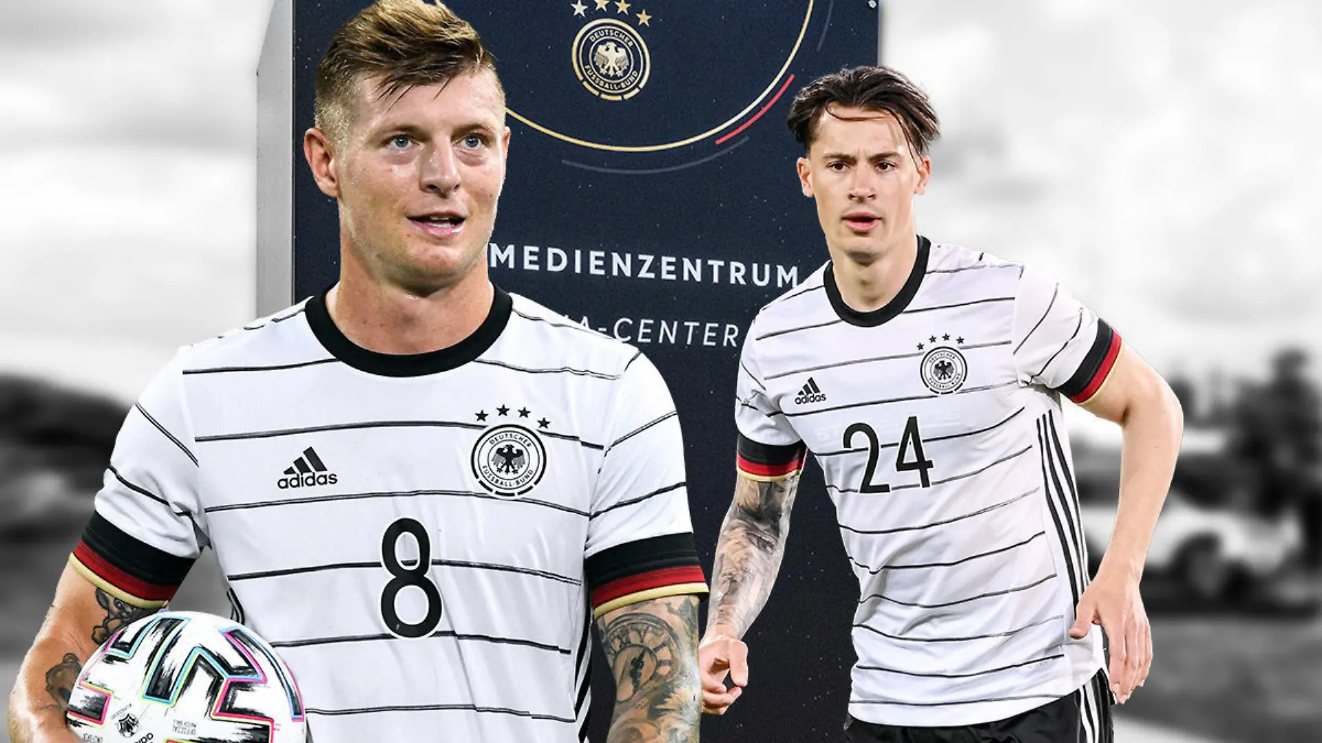 Toni Kroos (li.) und Robin Koch