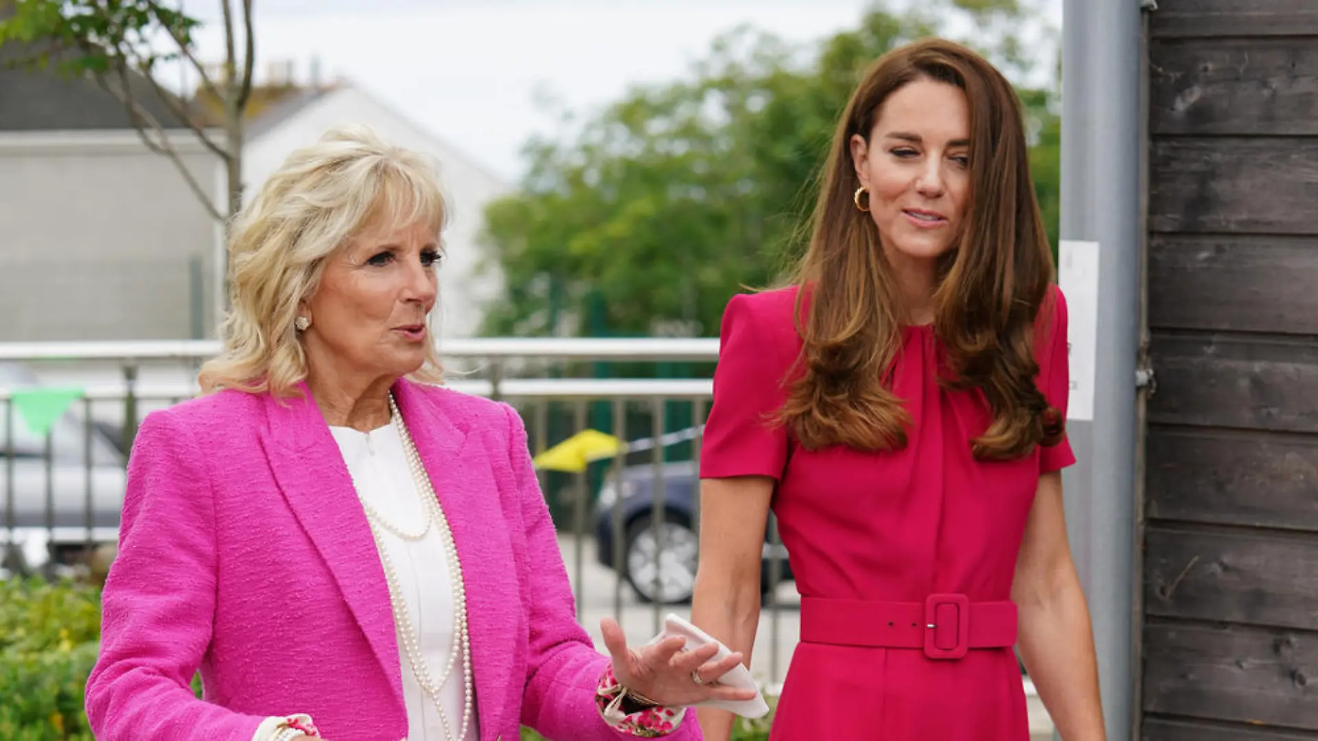 Erstes Treffen von First Lady Jill Biden und Herzogin Kate