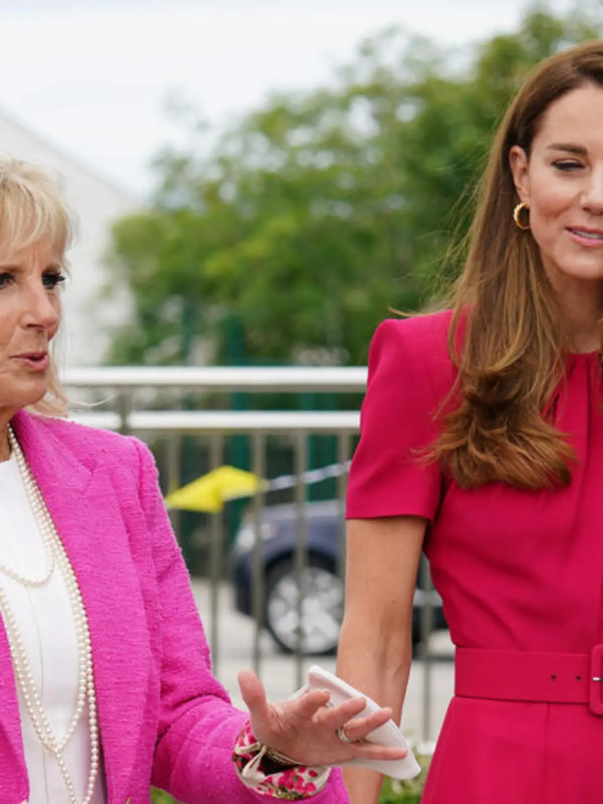 Erstes Treffen von First Lady Jill Biden und Herzogin Kate