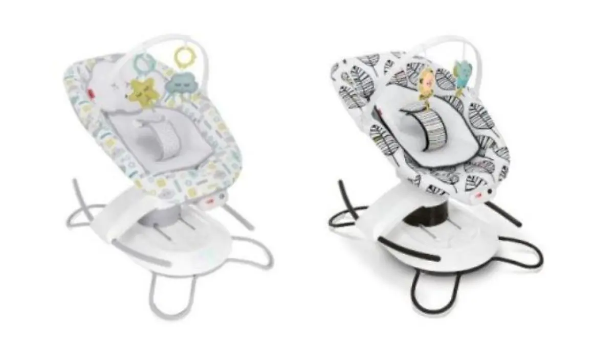 Produktbild: Zurückgerufene Babywippen von Mattel.