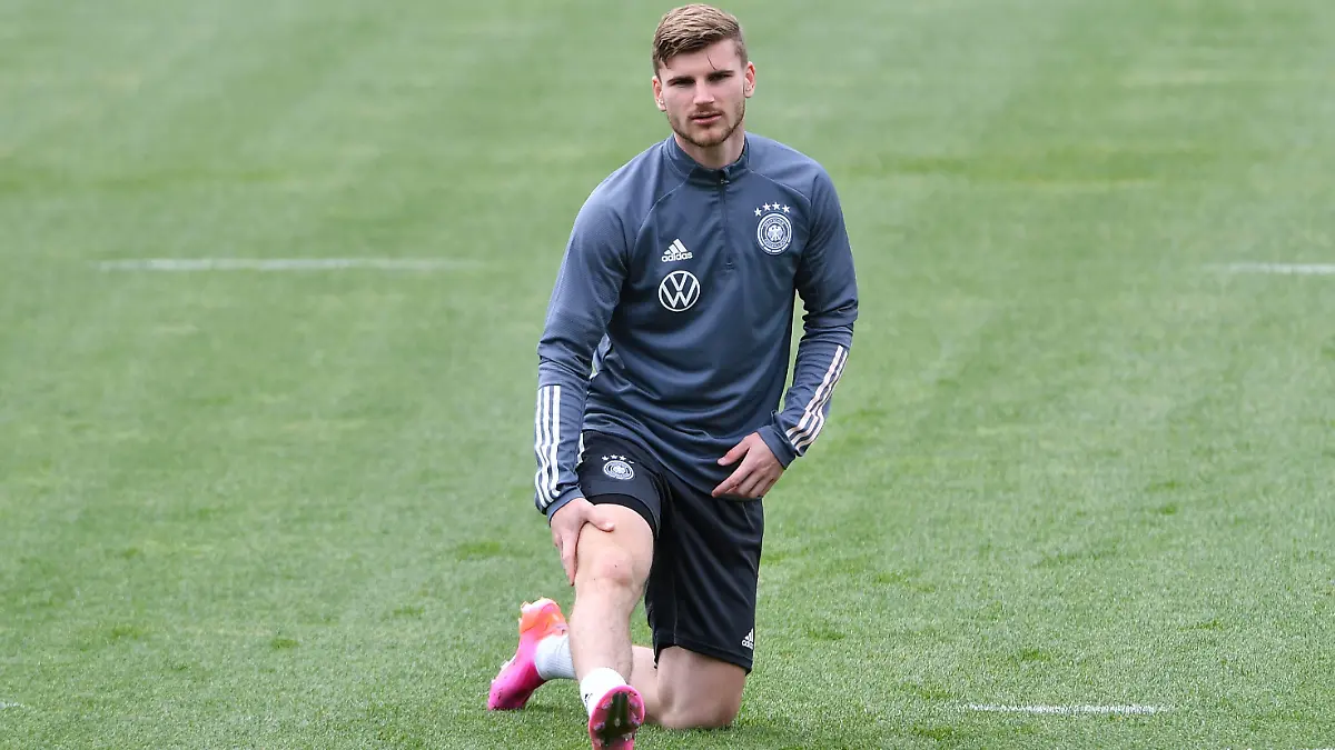 Trainingslager deutsche Fußball-Nationalmannschaft am 05.06.2021 in Seefeld Timo Werner  Deutschland  *** German national football team training camp on 05 06 2021 in Seefeld Timo Werner Germany xHDx 