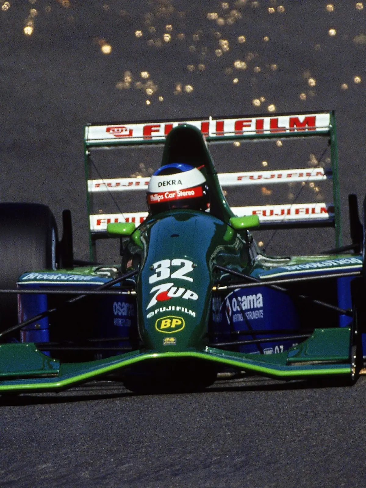 25 Aug 1991:  Jordan-Ford driver Michael Schumacher of Germany makes his F1 debut during the Belgian Formula One Grand Prix held in Spa, Belgium.  Mandatory Credit: Pascal Rondeau /Allsport