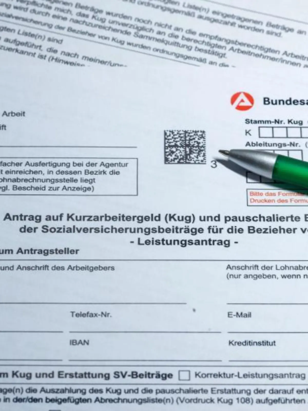 Kurzarbeitergeld