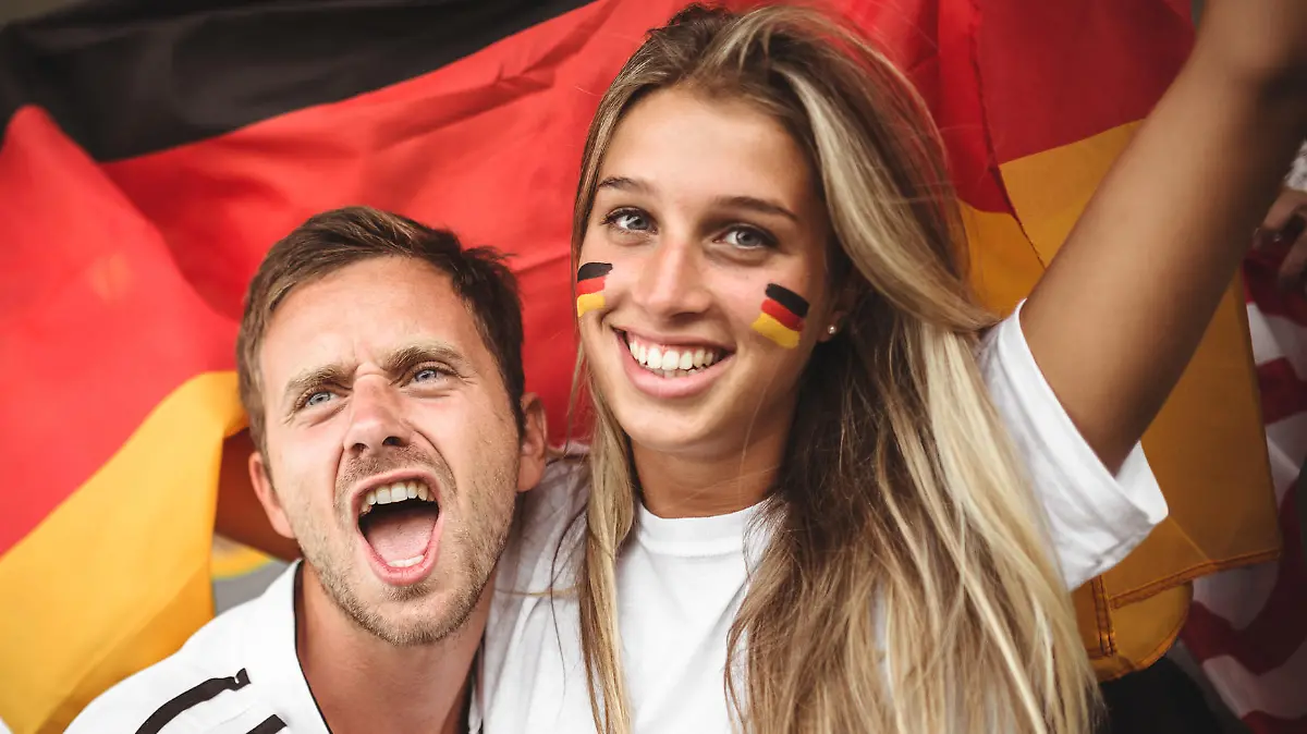 Deutschland-Fans bei der Fußball-WM.