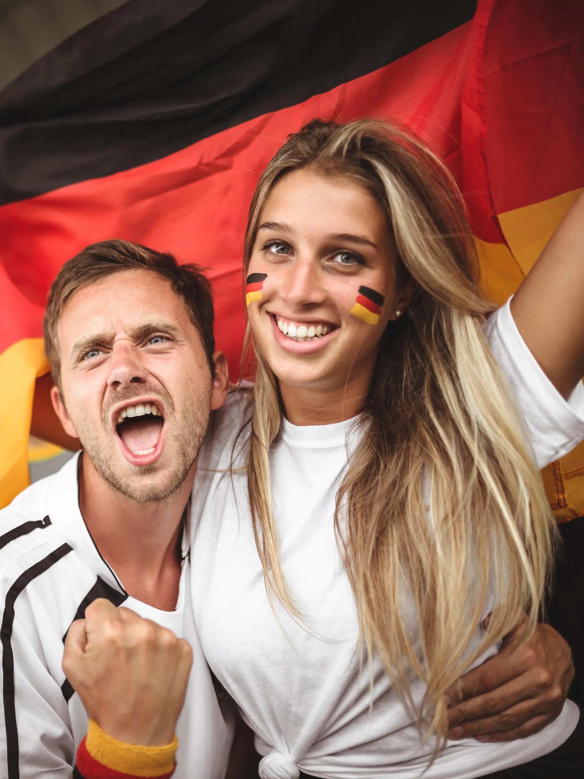 Deutschland-Fans bei der Fußball-WM.