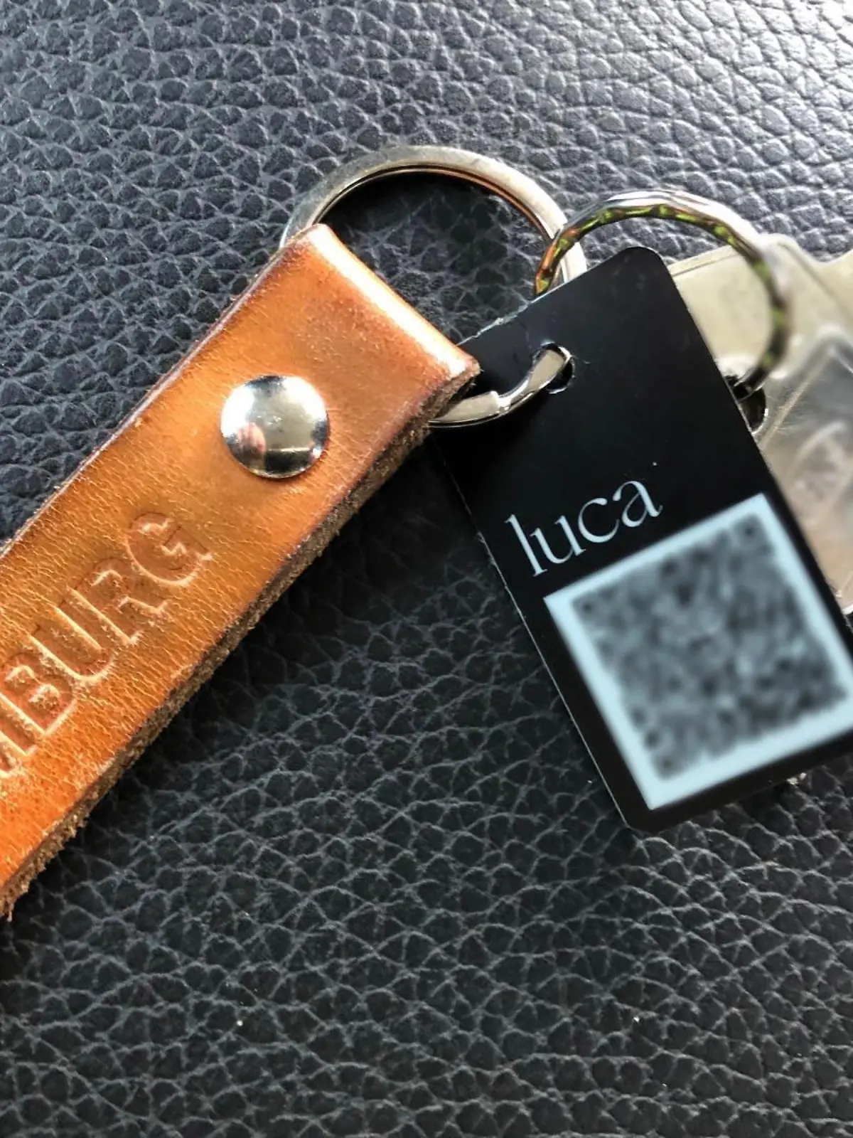 Schlüsselanhänger für die Luca-App