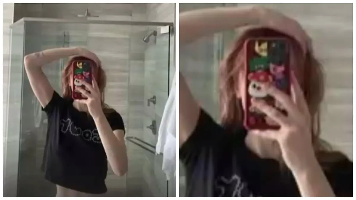 Sophie Turner präsentiert sich auf Instagram mit einem geröteten Haupt.