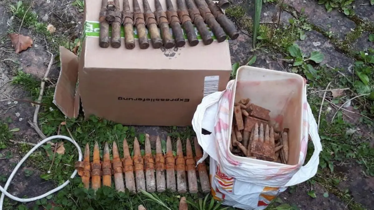 Weltkriegsmunition gefunden