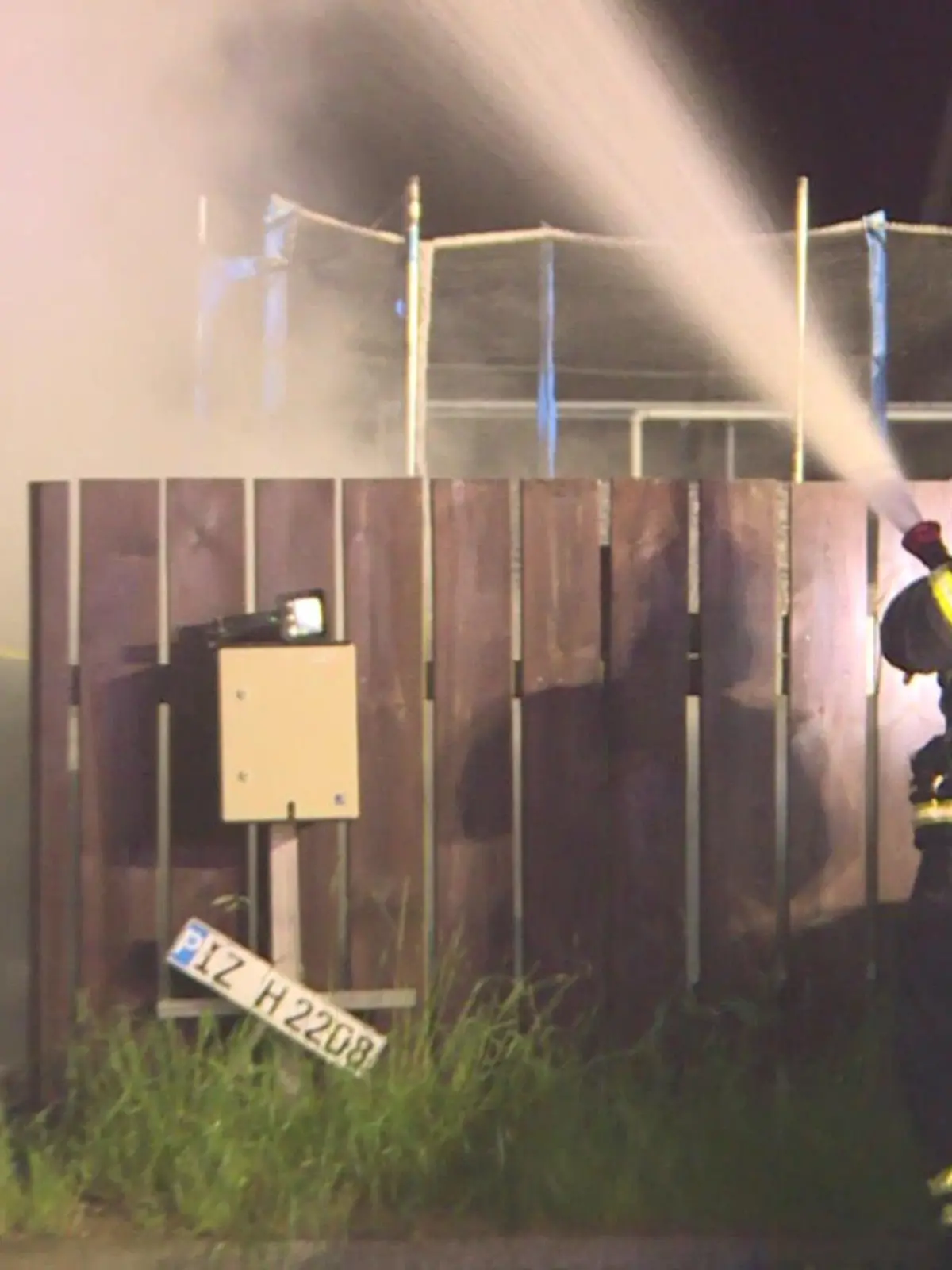 Feuerwehr bei Brand