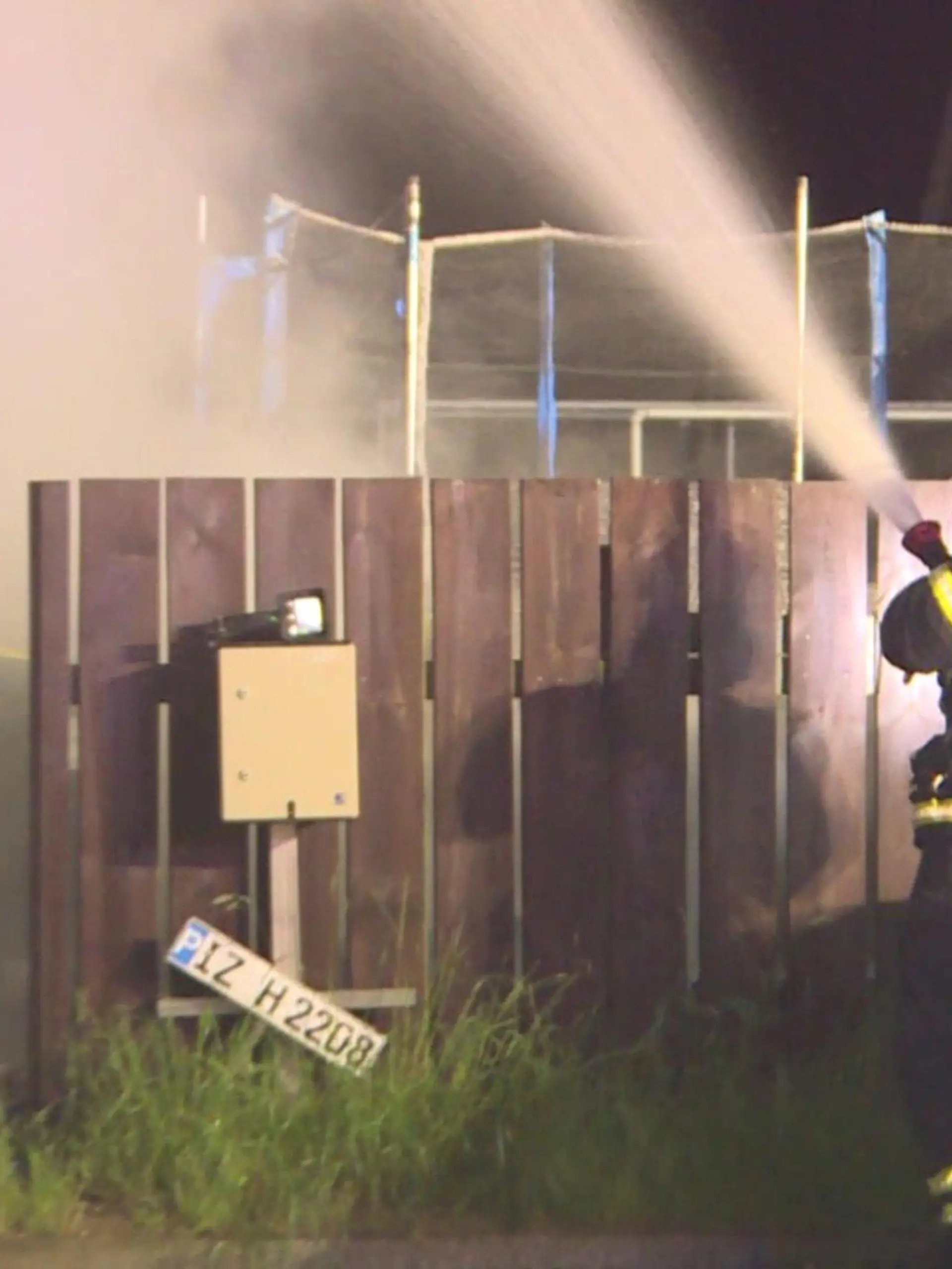 Feuerwehr bei Brand